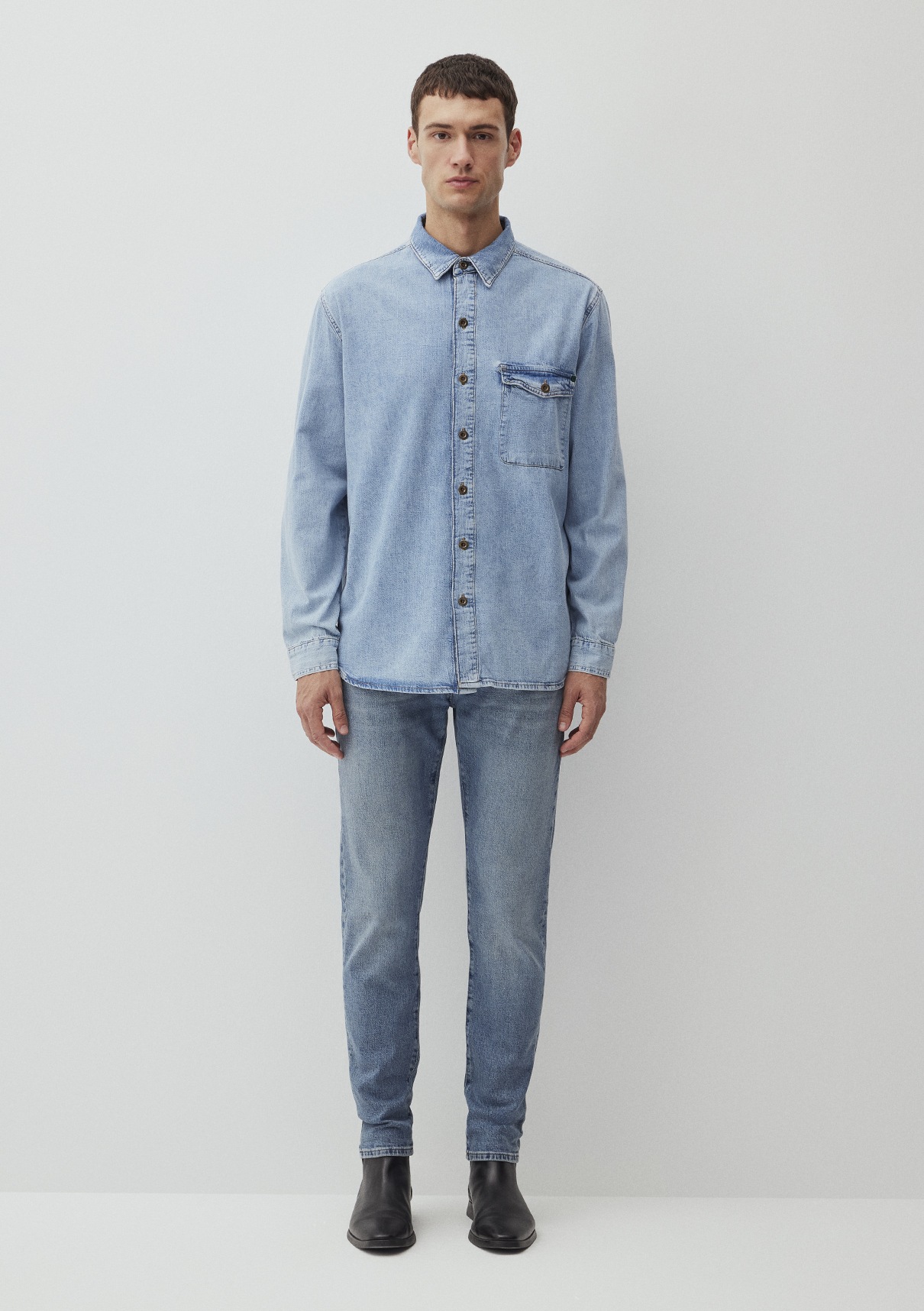 Mavi Jeanshemd »TYLER«, Hemd Denim