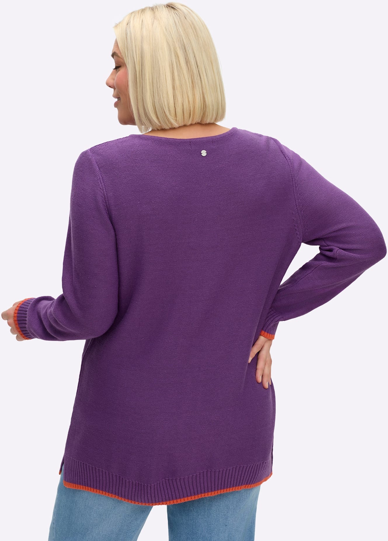 Sheego V-Ausschnitt-Pullover "Pullover" günstig online kaufen