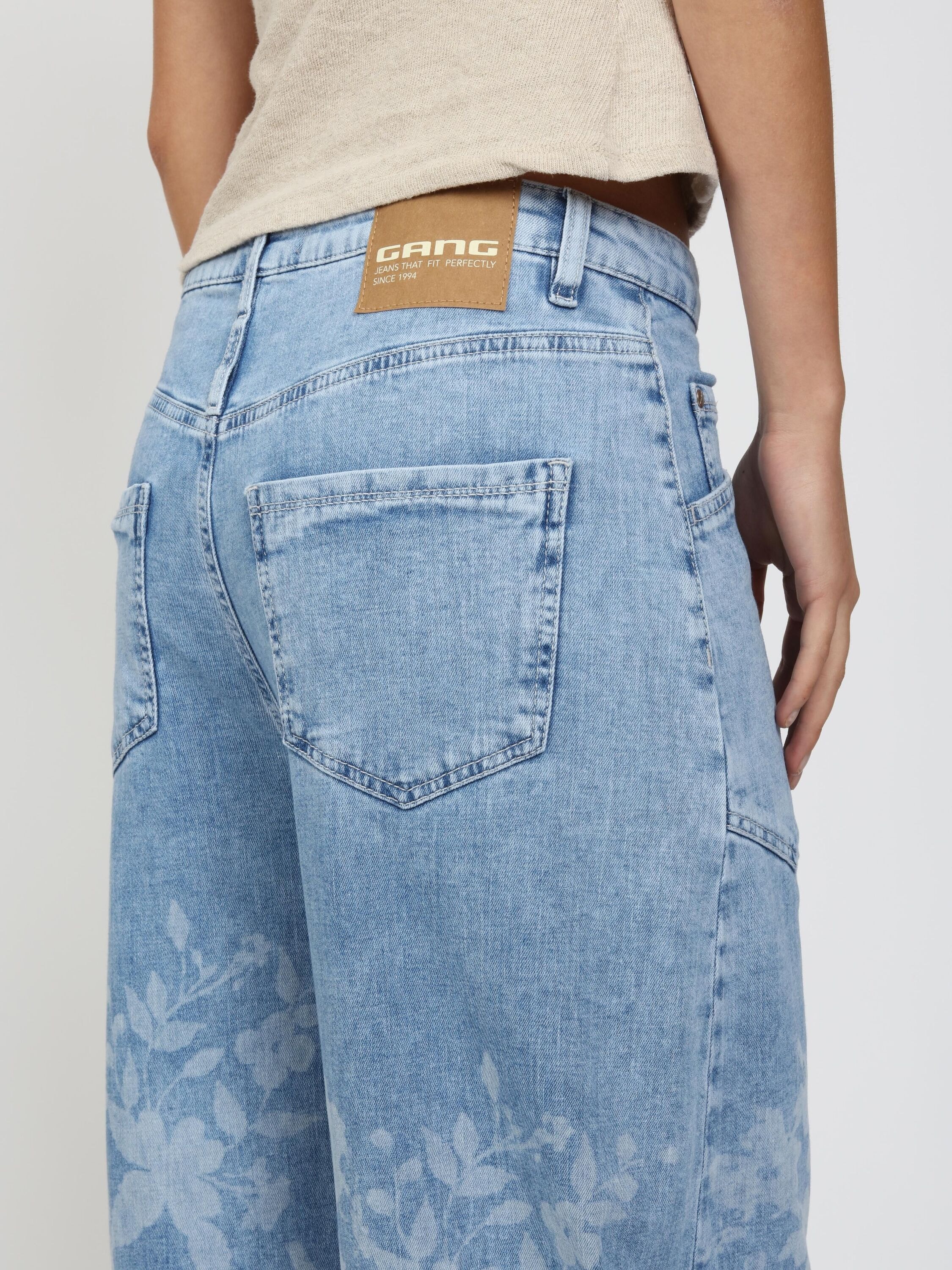 GANG 7/8-Jeans »94ODINA« mit Reißverschluss und Knopf