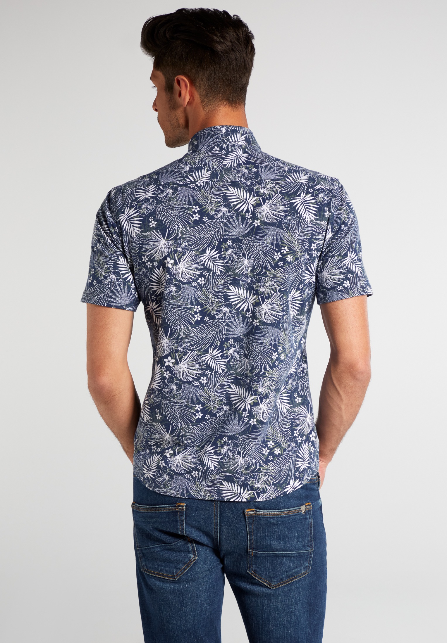 Eterna Kurzarmhemd "SLIM FIT", EASY IRON (bügelleicht) günstig online kaufen