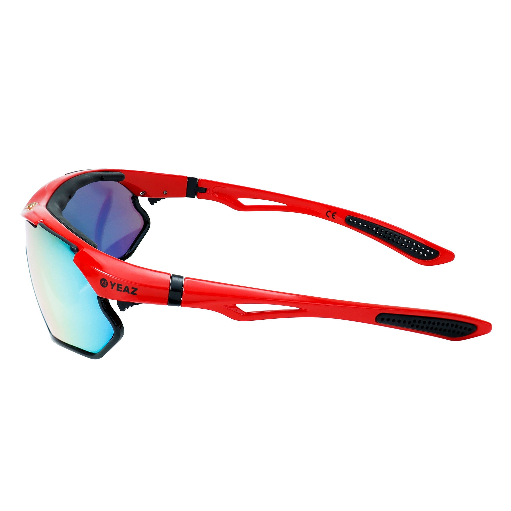 YEAZ Sportbrille »Sport-Sonnenbrille rot/schwarz/rot SUNRAY«