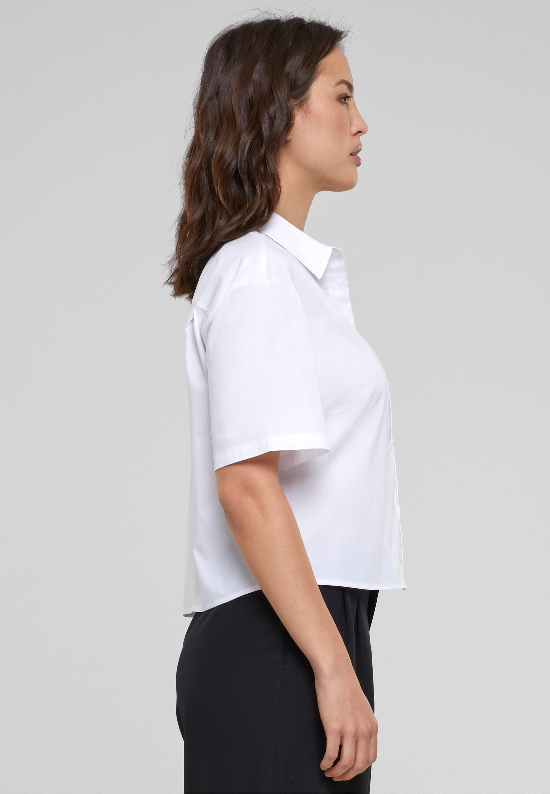 URBAN CLASSICS Langarmhemd »Urban Classics Damen Ladies Oversized Shirt«