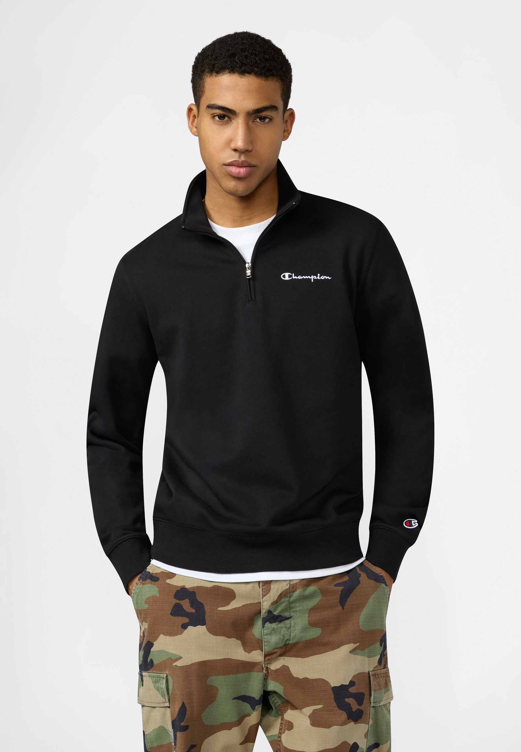 Champion Sweatshirt "ICONS CONTRAST Terry Half Zip Sweatshirt", sportlicher günstig online kaufen