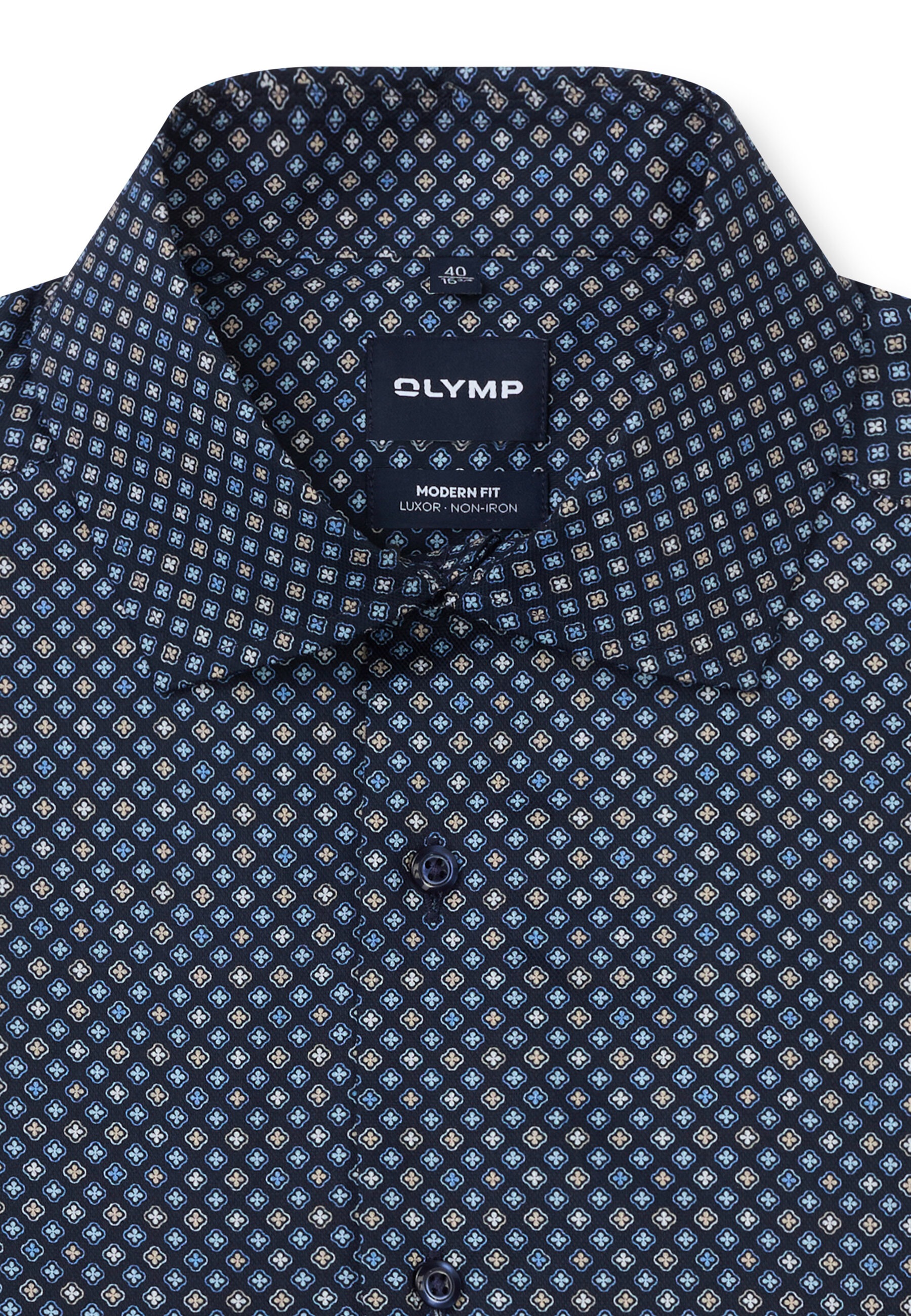 OLYMP Businesshemd »OLYMP Luxor, Modern Fit, Global Kent mit extra langem Arm«