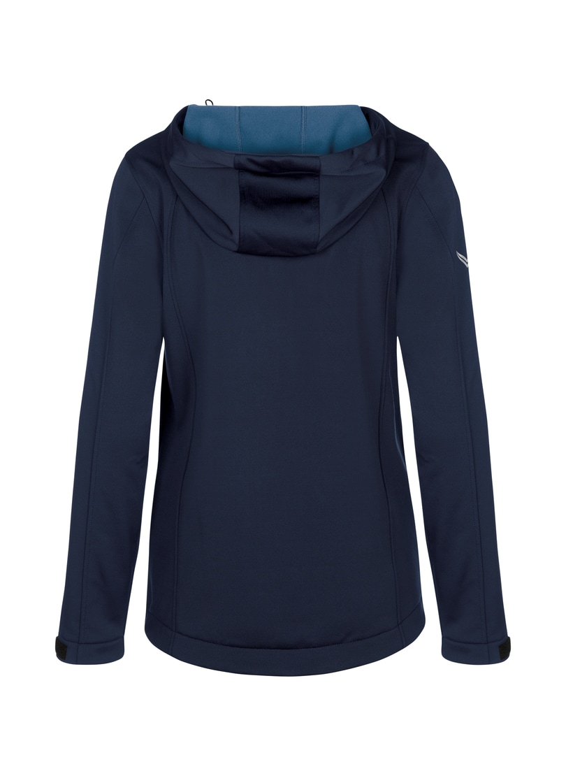 Trigema Softshelljacke »TRIGEMA Taillierte Softshell–Kapuzenjacke« 1 Stk. tlg.