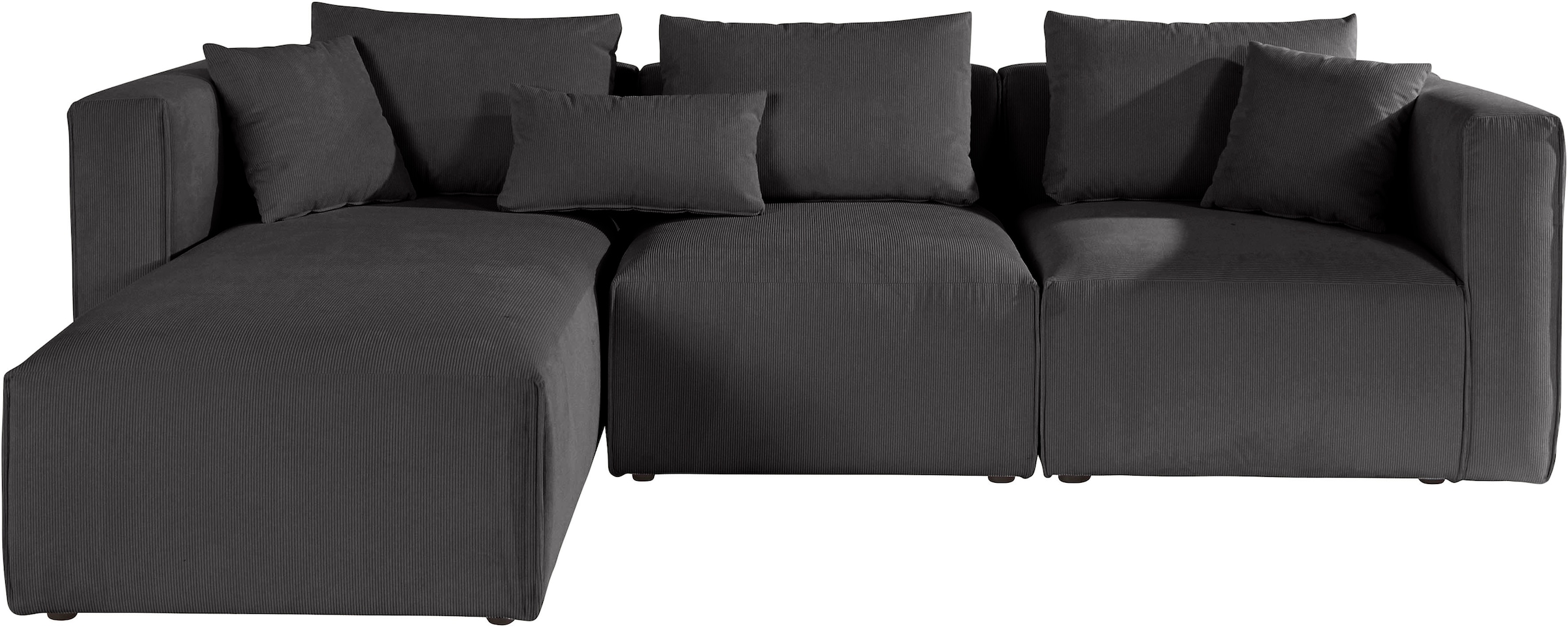Home affaire Ecksofa "Comfine L-Form", zusammengesetzt aus Modulen, 3 Bezug günstig online kaufen