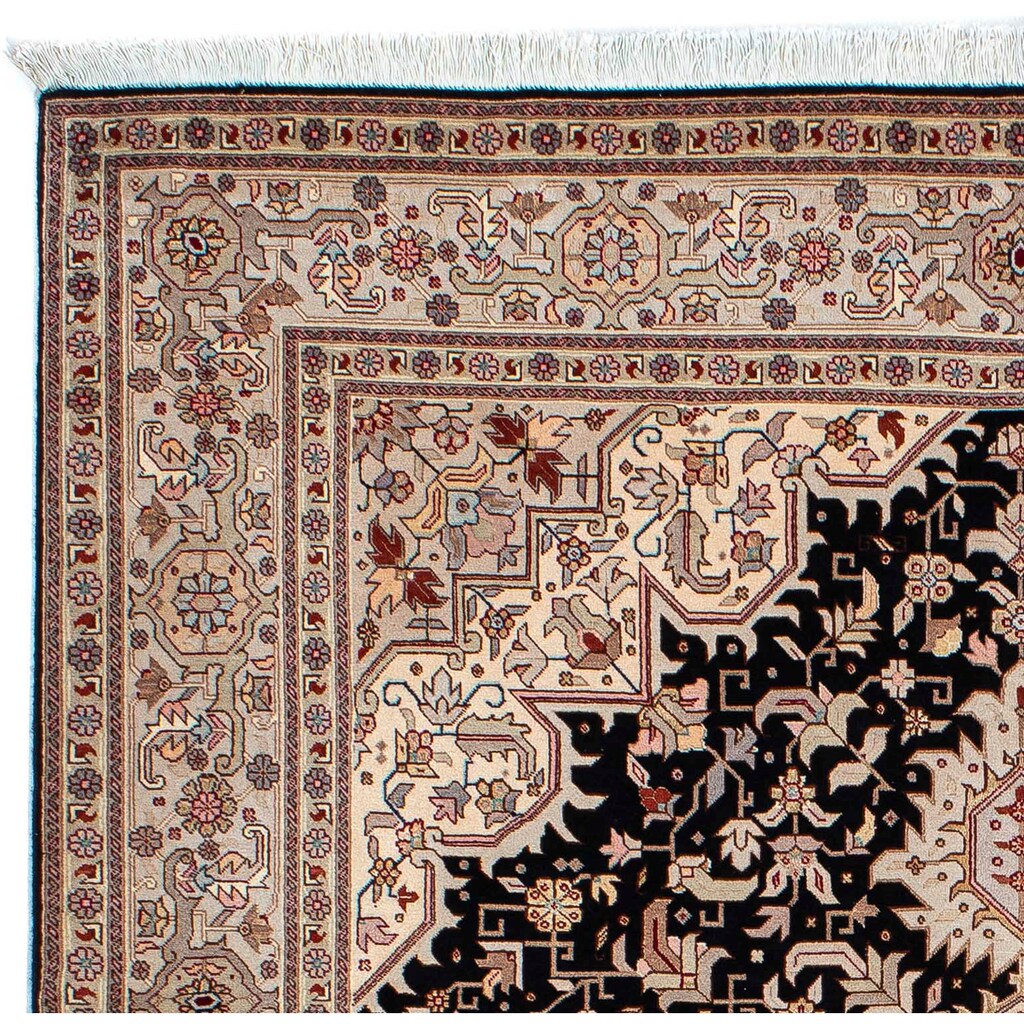 Wohnen Teppiche morgenland Wollteppich »Täbriz - 50 Raj Medaillon 200 x 149 cm«, rechteckig, 1 mm Höhe, Unikat mit Zertifikat be
