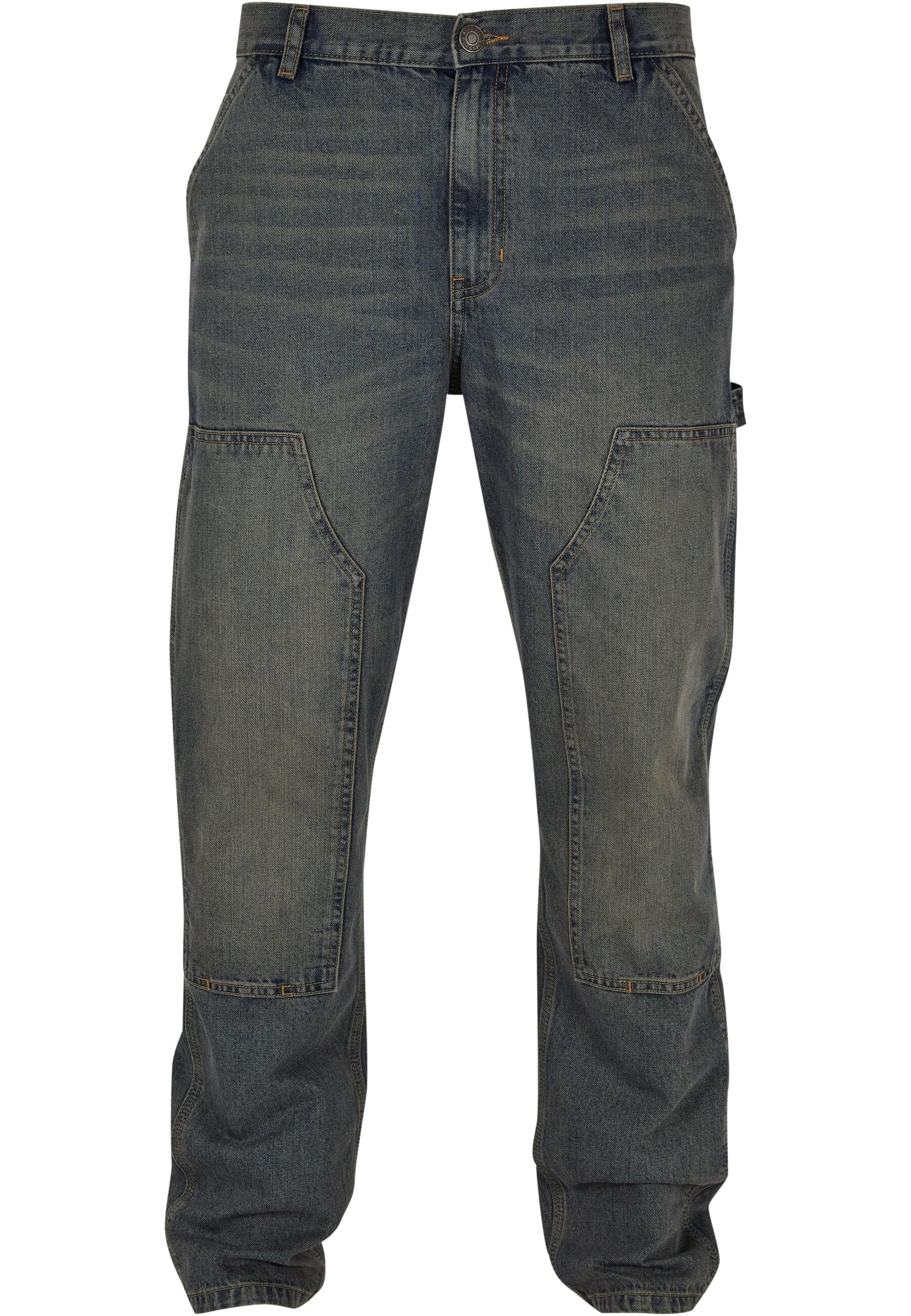 URBAN CLASSICS Bequeme Jeans "Urban Classics Herren Double Knee Jeans", (1 tlg.)