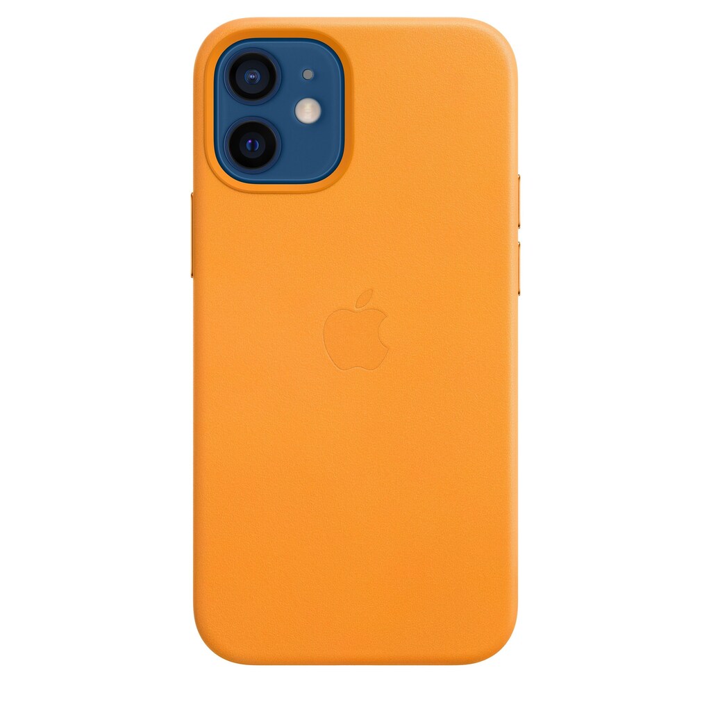 Apple Smartphone-Hülle »iPhone 12 mini Leather Case«, iPhone 12 Mini, 13,7 cm (5,4 Zoll)