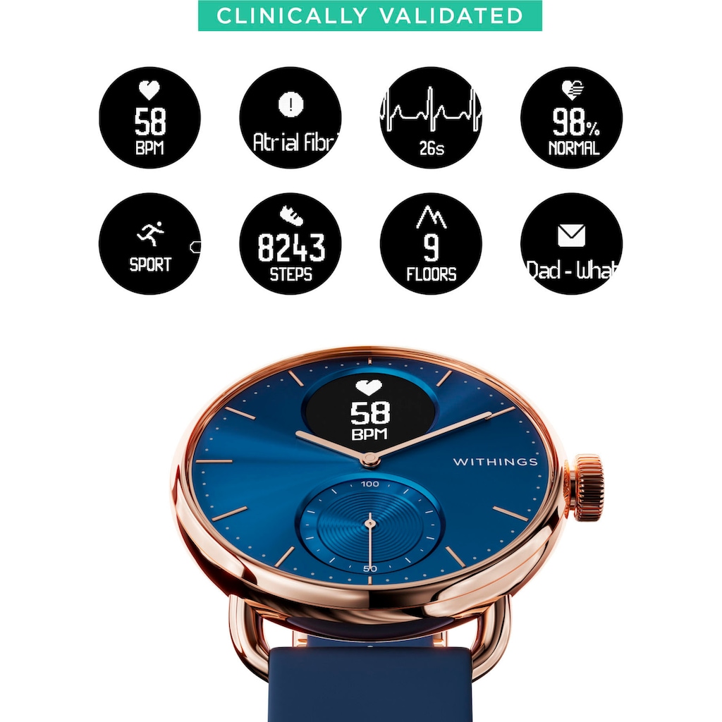 Withings Smartwatch »ScanWatch 38mm«