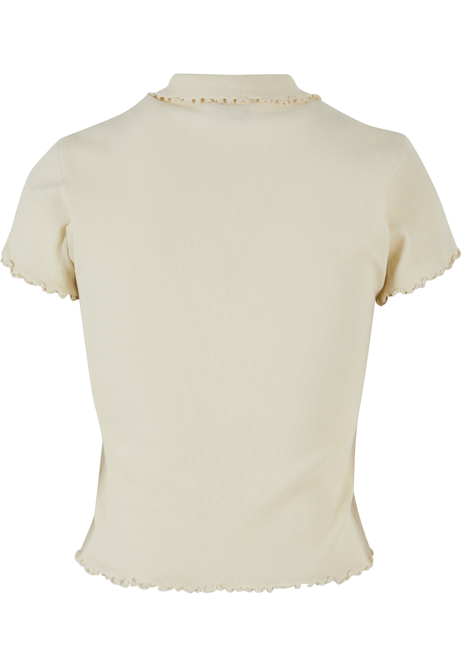 URBAN CLASSICS T-Shirt "Urban Classics Damen Ladies Rib Polo Tee" 1 Stk. günstig online kaufen