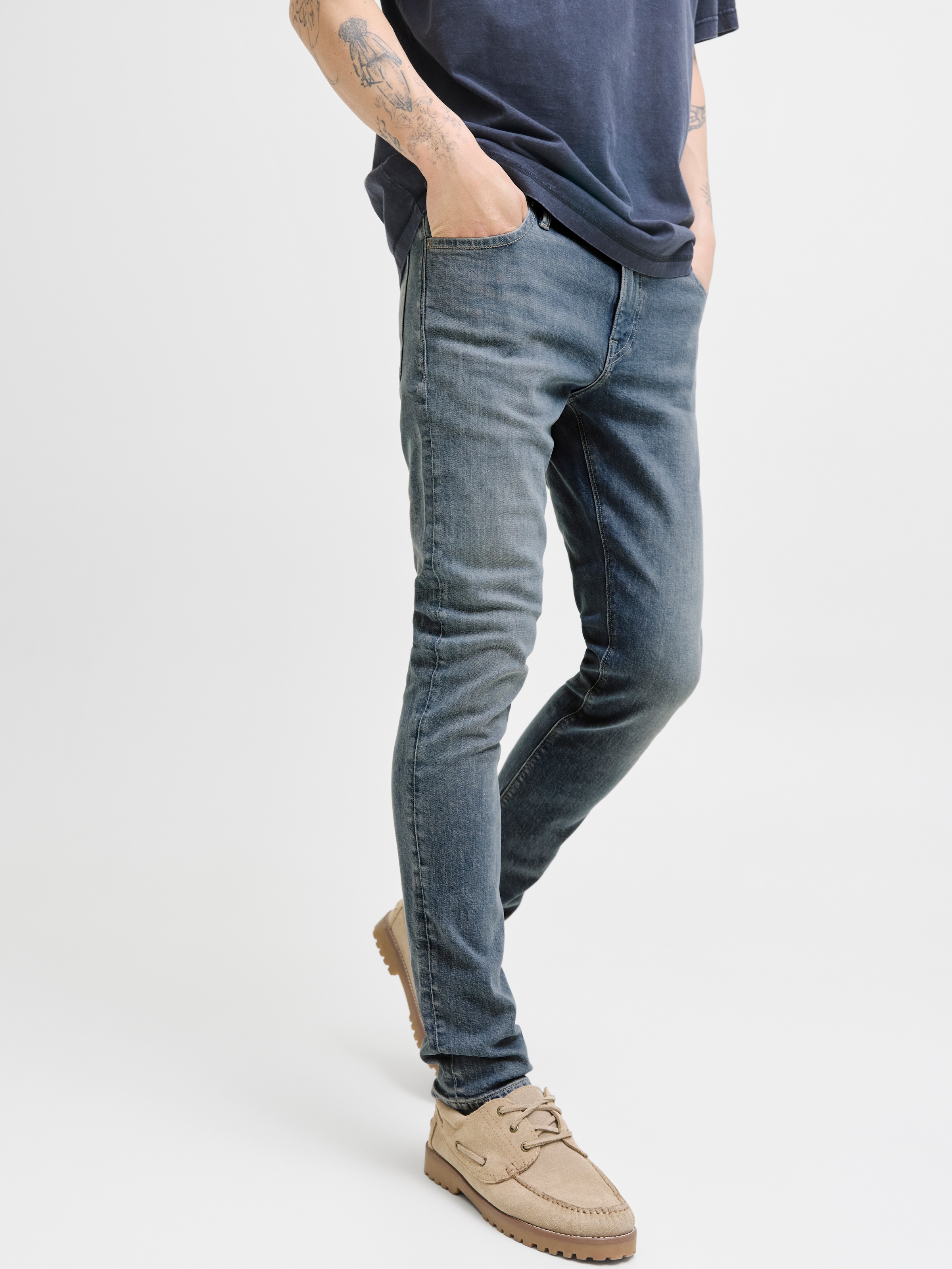Jack & Jones Slim-fit-Jeans "JJIGLENN JJFELIX AM 646 NOOS" günstig online kaufen