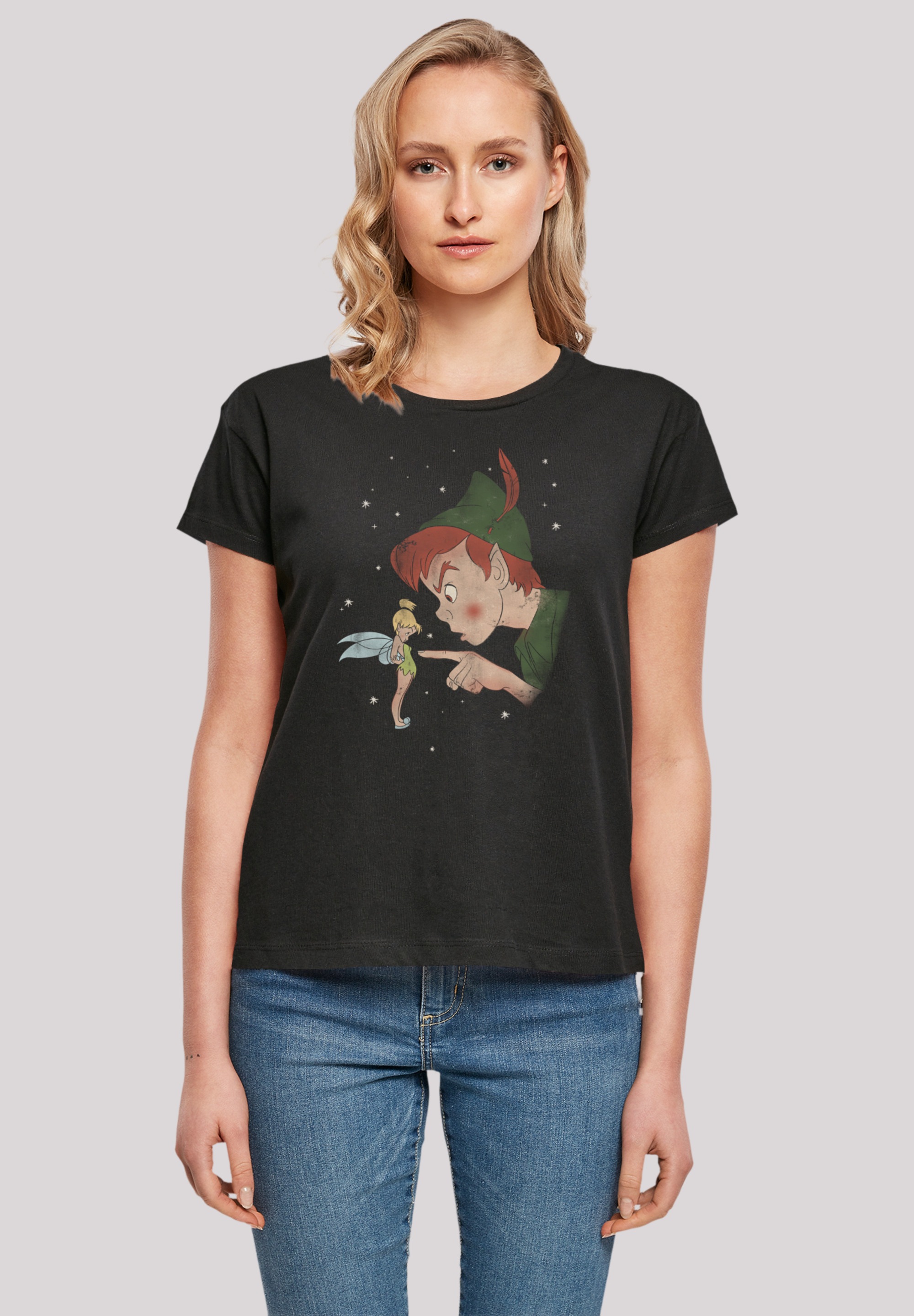 T-Shirt »Disney Peter Pan Tinkerbell Hey You«, Premium Qualität