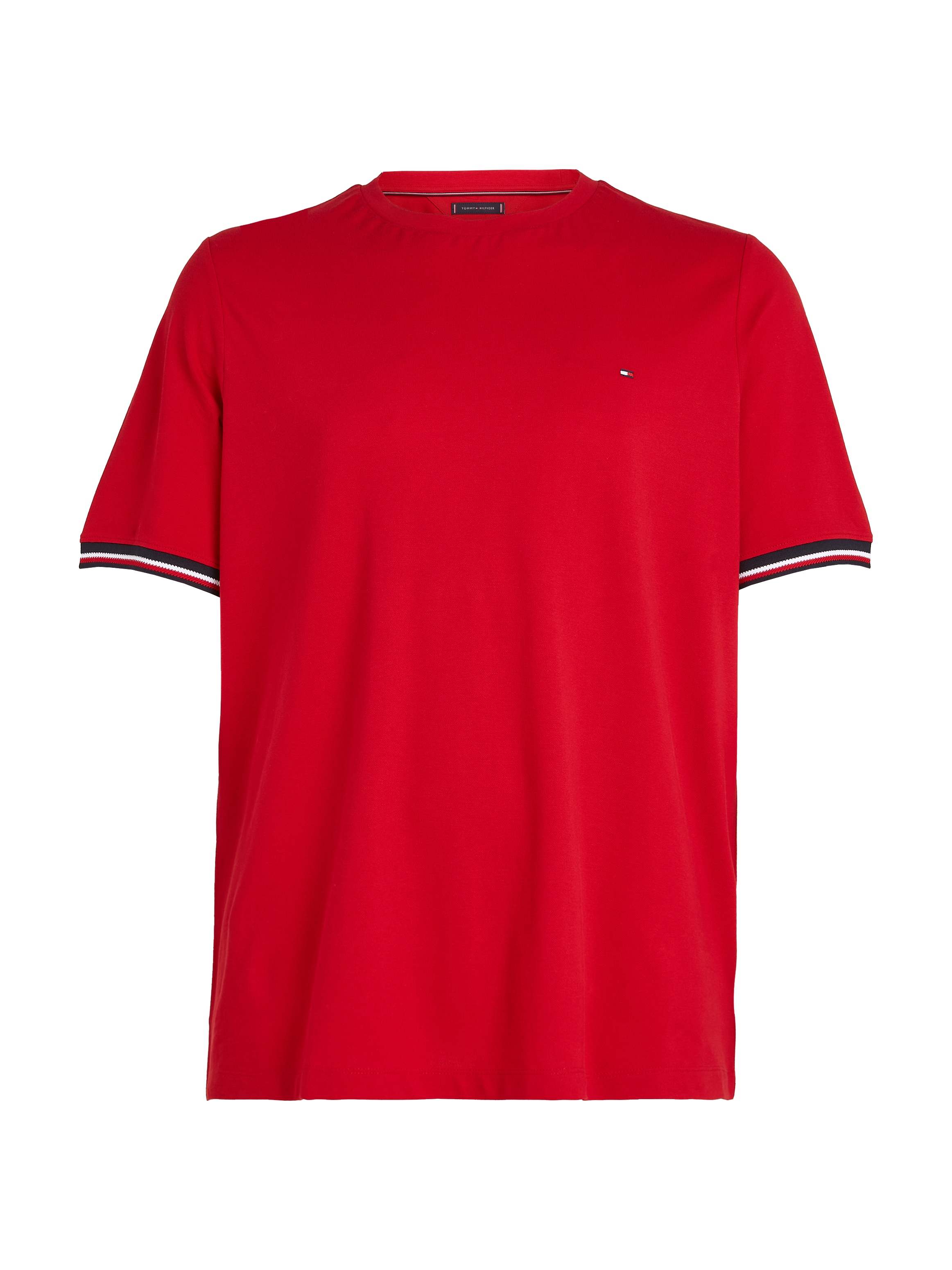 Tommy Hilfiger Big & Tall T-Shirt »BT-GLOBAL STRIPE CUFF TEE-B«, Große Größen