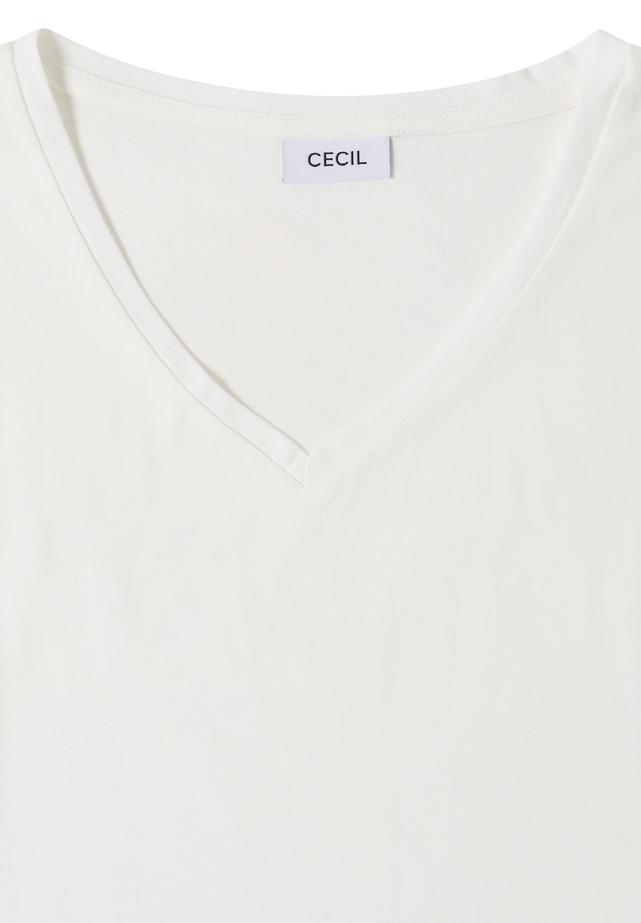 Cecil V-Shirt mit femininem V-Ausschnitt
