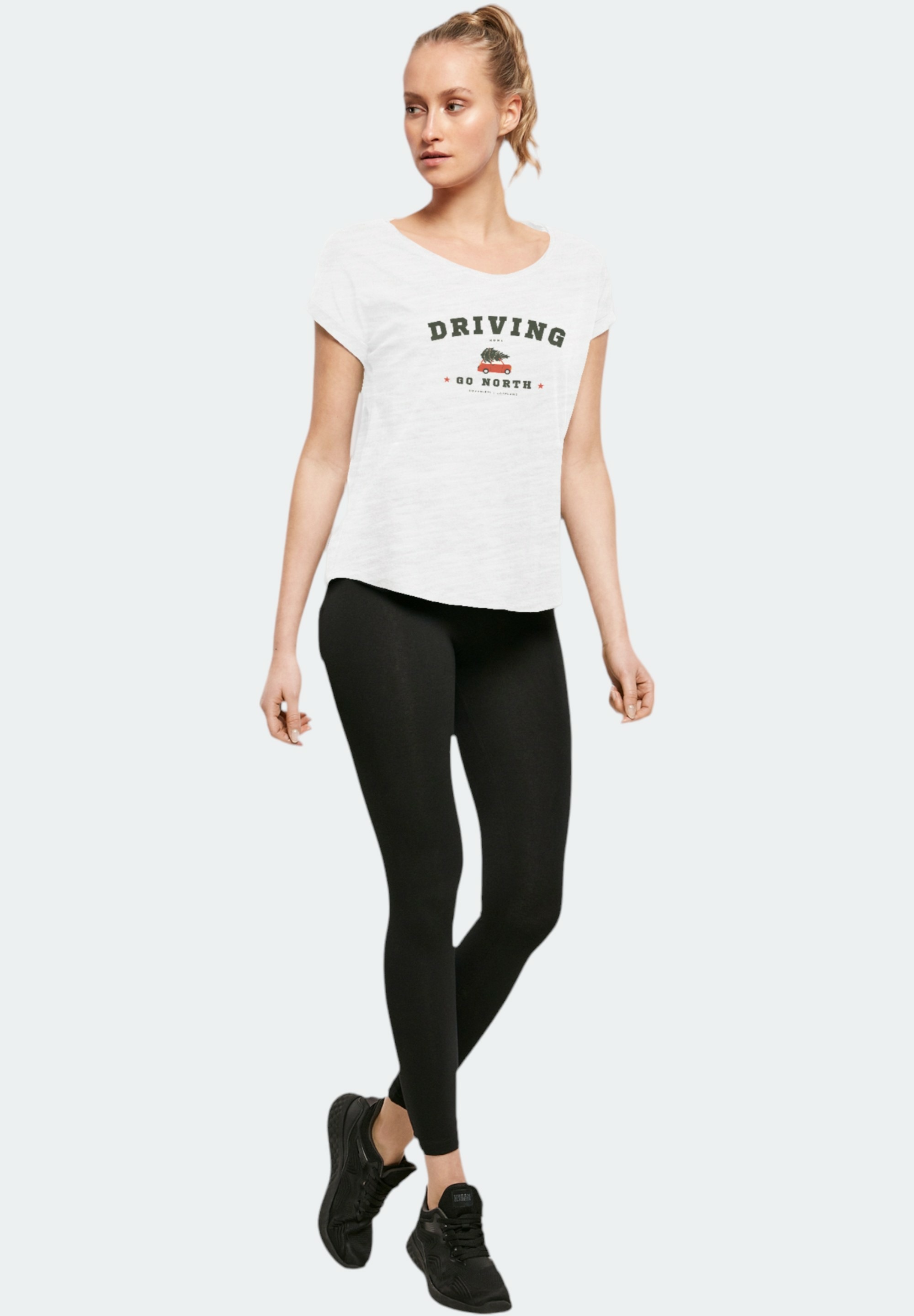 F4NT4STIC T-Shirt »Driving Home Weihnachten«, Weihnachten, Geschenk, Logo