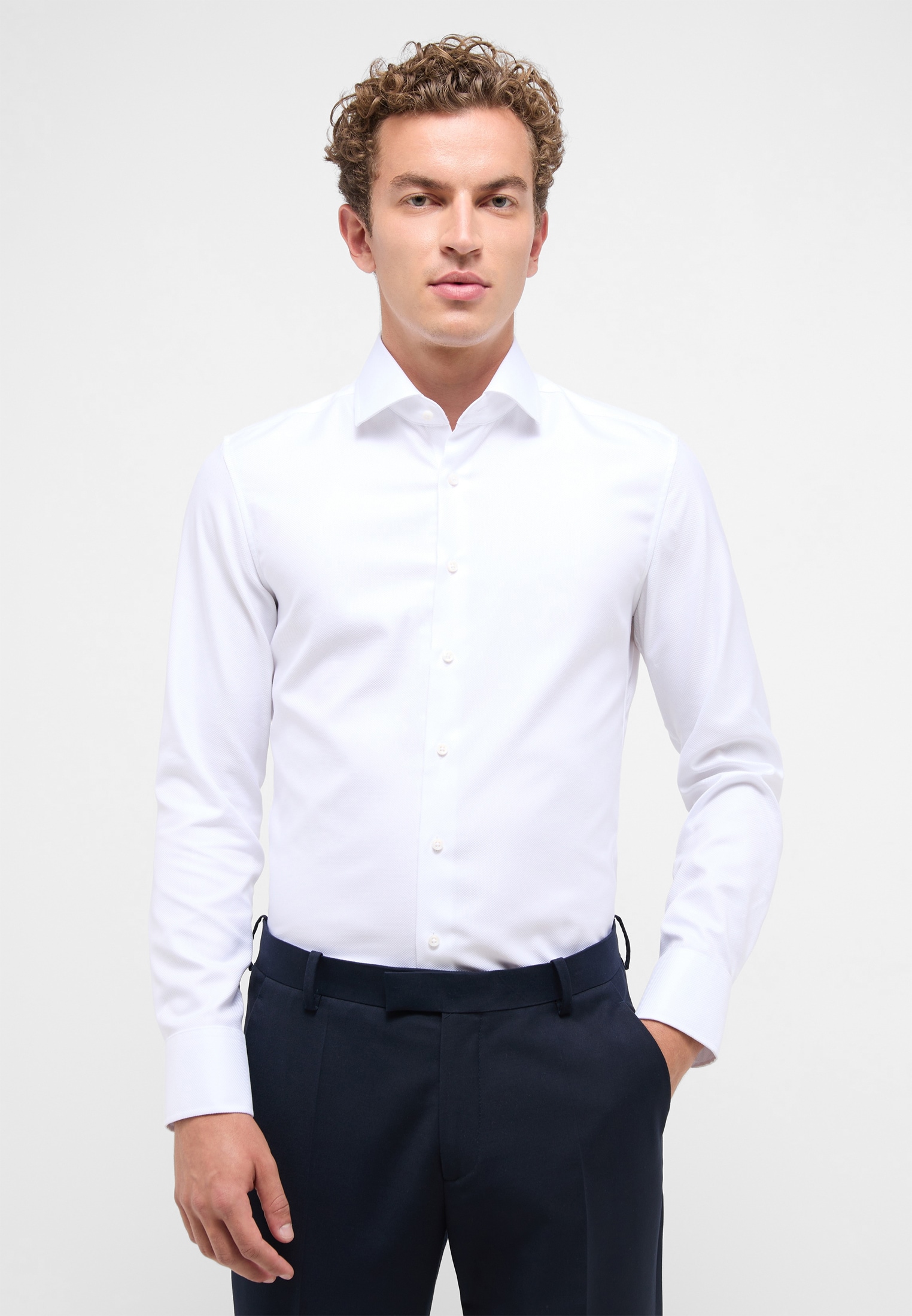 Eterna Langarmhemd "SLIM FIT" NON IRON (bügelfrei) günstig online kaufen