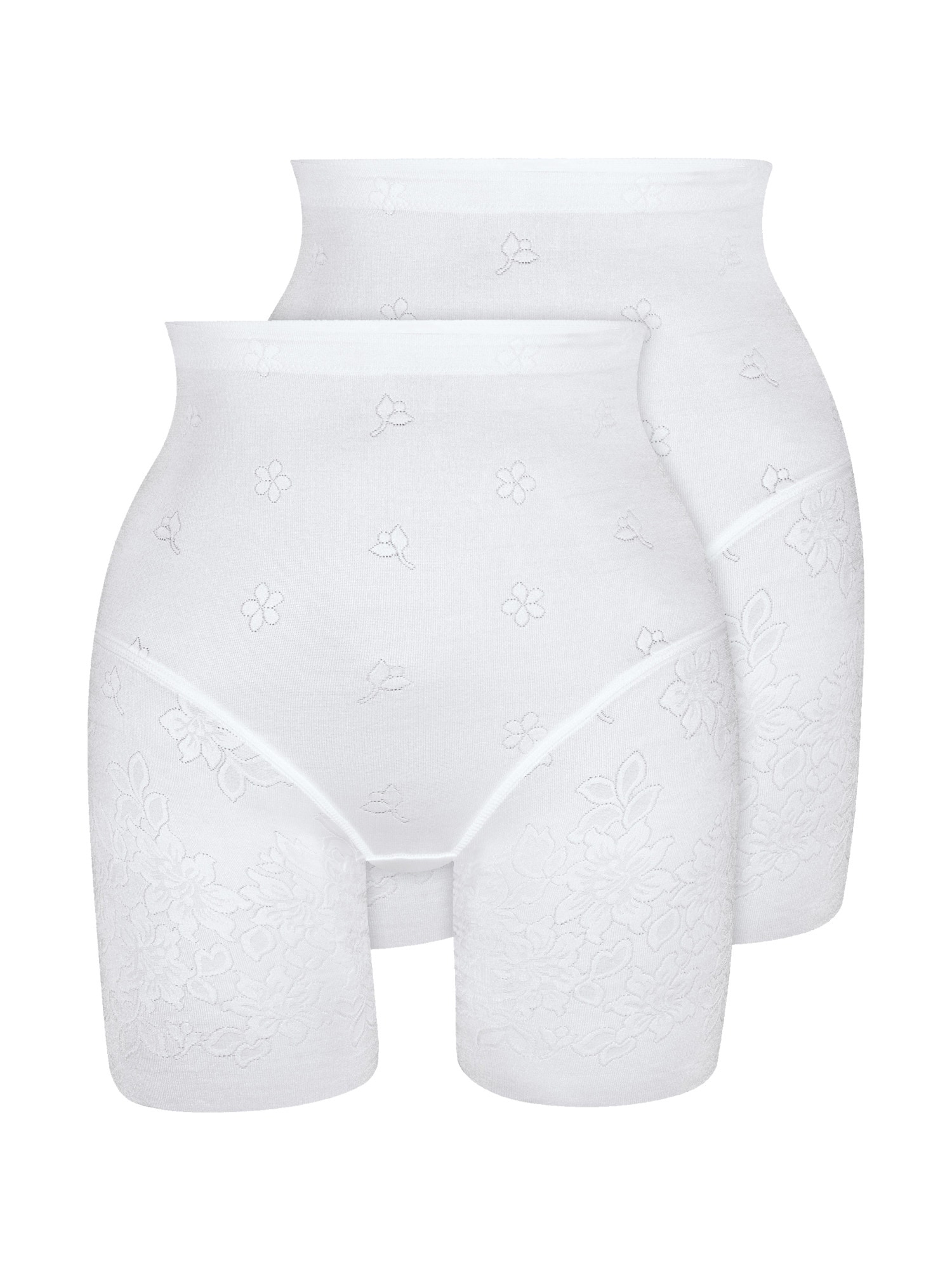 Sassa Miederhose »2er Pack Miederhose lang FUNCTIONAL JACQUARD« 2 Stück, 2 Stk.