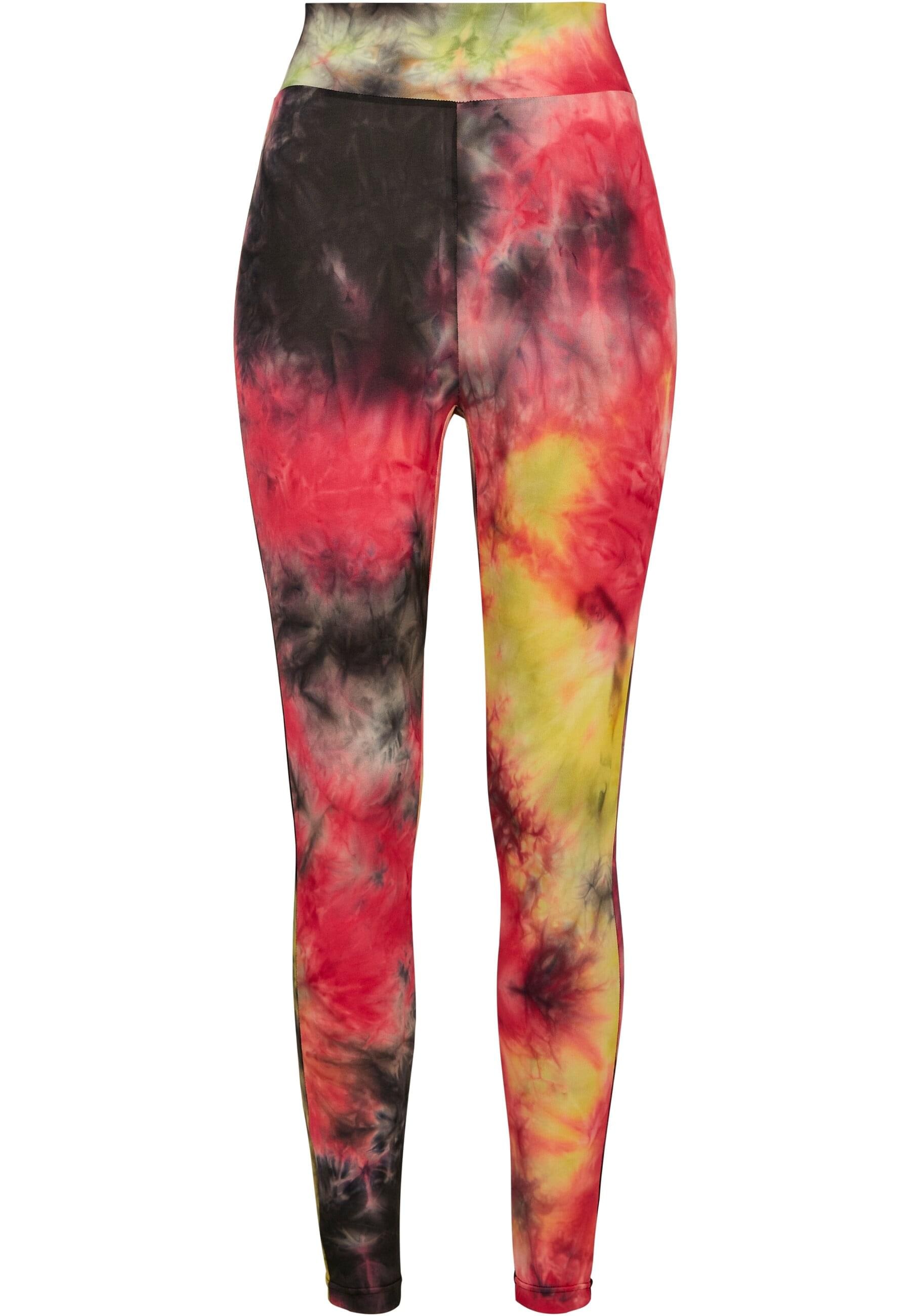 URBAN CLASSICS Leggings "Urban Classics Damen Ladies Tie Dye High Waist Leggings", (1 tlg.)