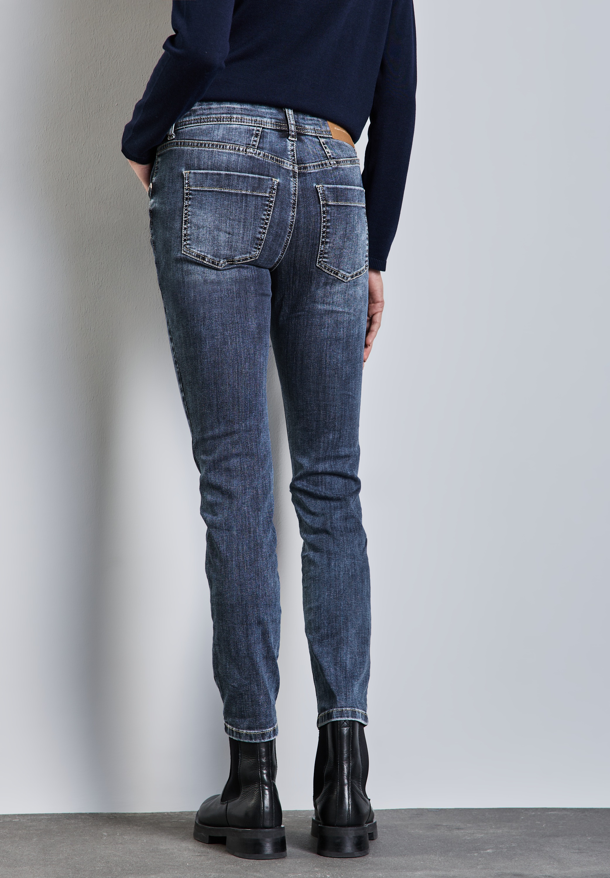 STREET ONE Slim-fit-Jeans "Style YORK" im Five-Pocket Style günstig online kaufen