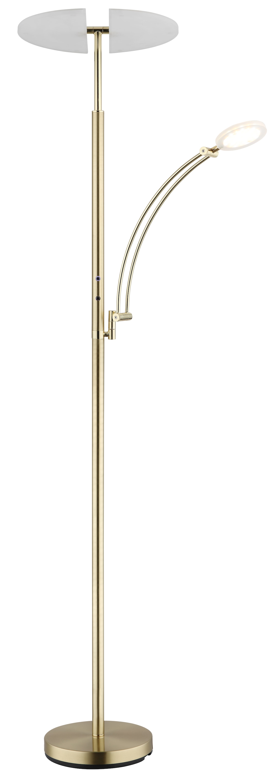 GLOBO LIGHTING Stehlampe »TIRANA« LED-Modul 1 Stk. Deckenfluter Metall, Acryl satiniert, dimmbar, LED 40W