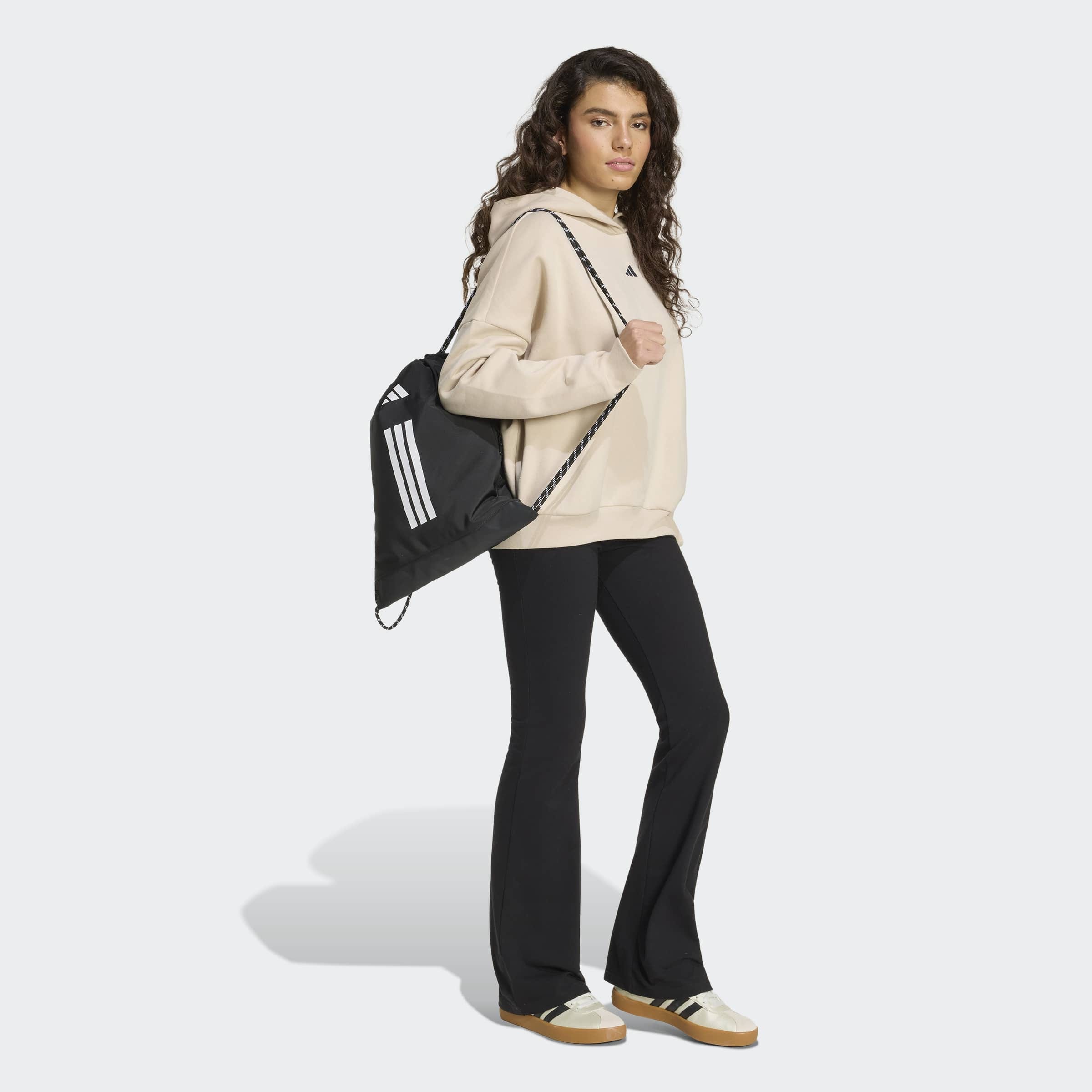 adidas Sportswear Sweatshirt »W 3SS FL HD2«, Print - Hoodie, lockere Passform
