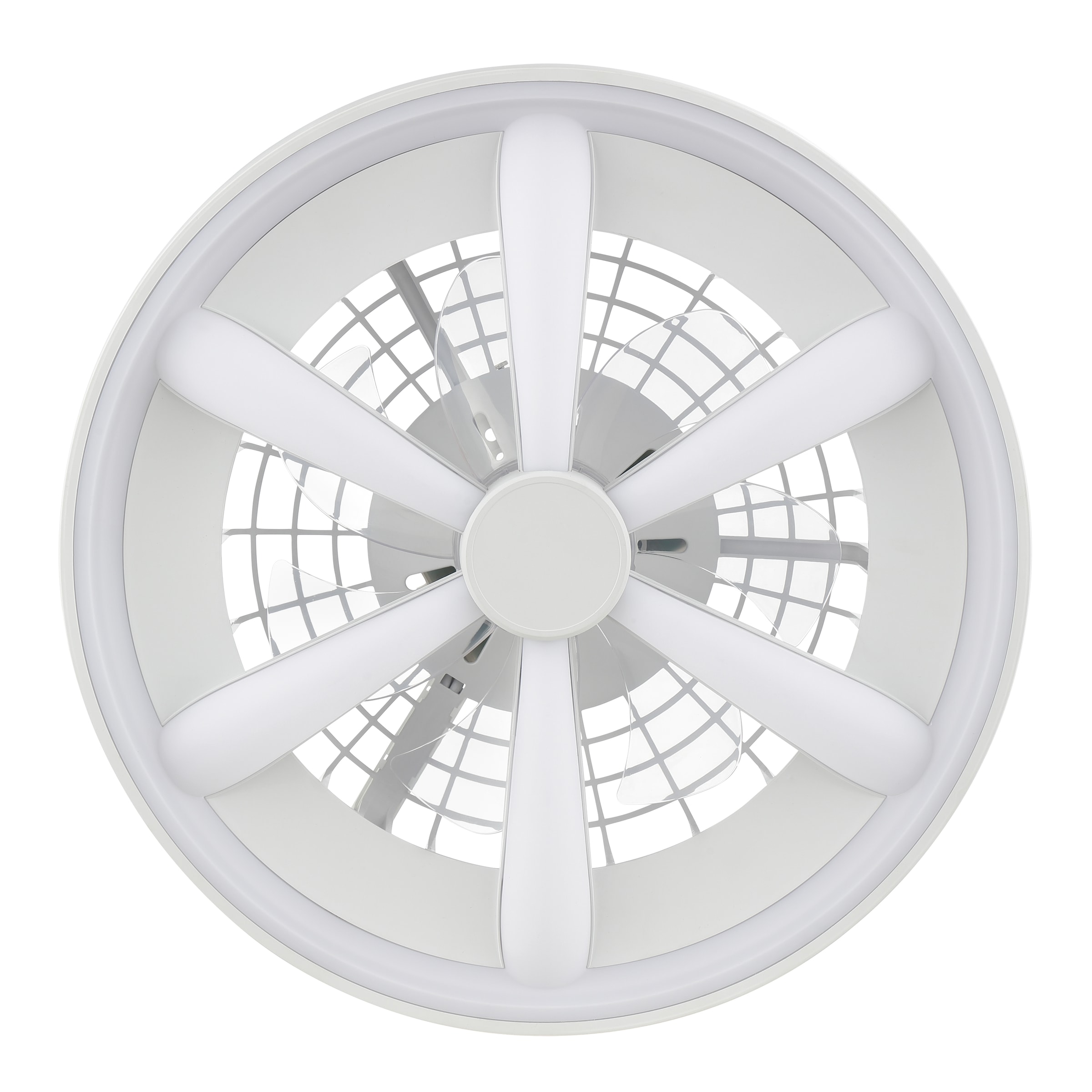 Hanseatic LED Deckenleuchte »DLV2205«, 1 flammig, Leuchtmittel LED-Modul | LED fest integriert, LED Ventilator, Ø 48 cm, 6400 lm, dimmbar, Fernbedienung