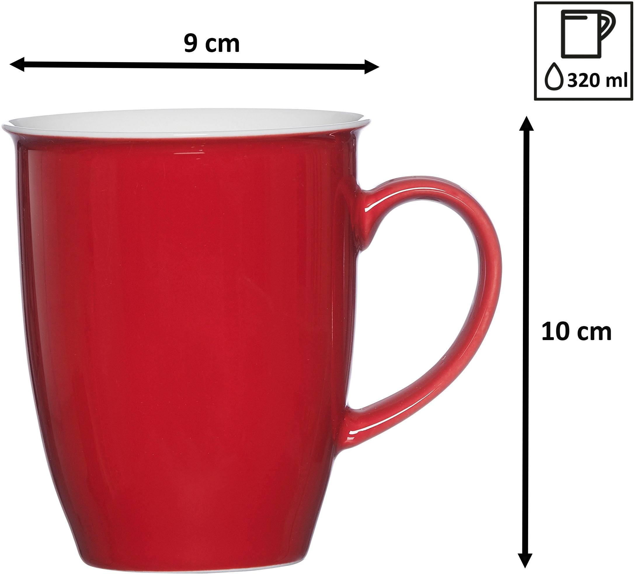 Ritzenhoff & Breker Becher "Doppio" 4-teilig günstig online kaufen