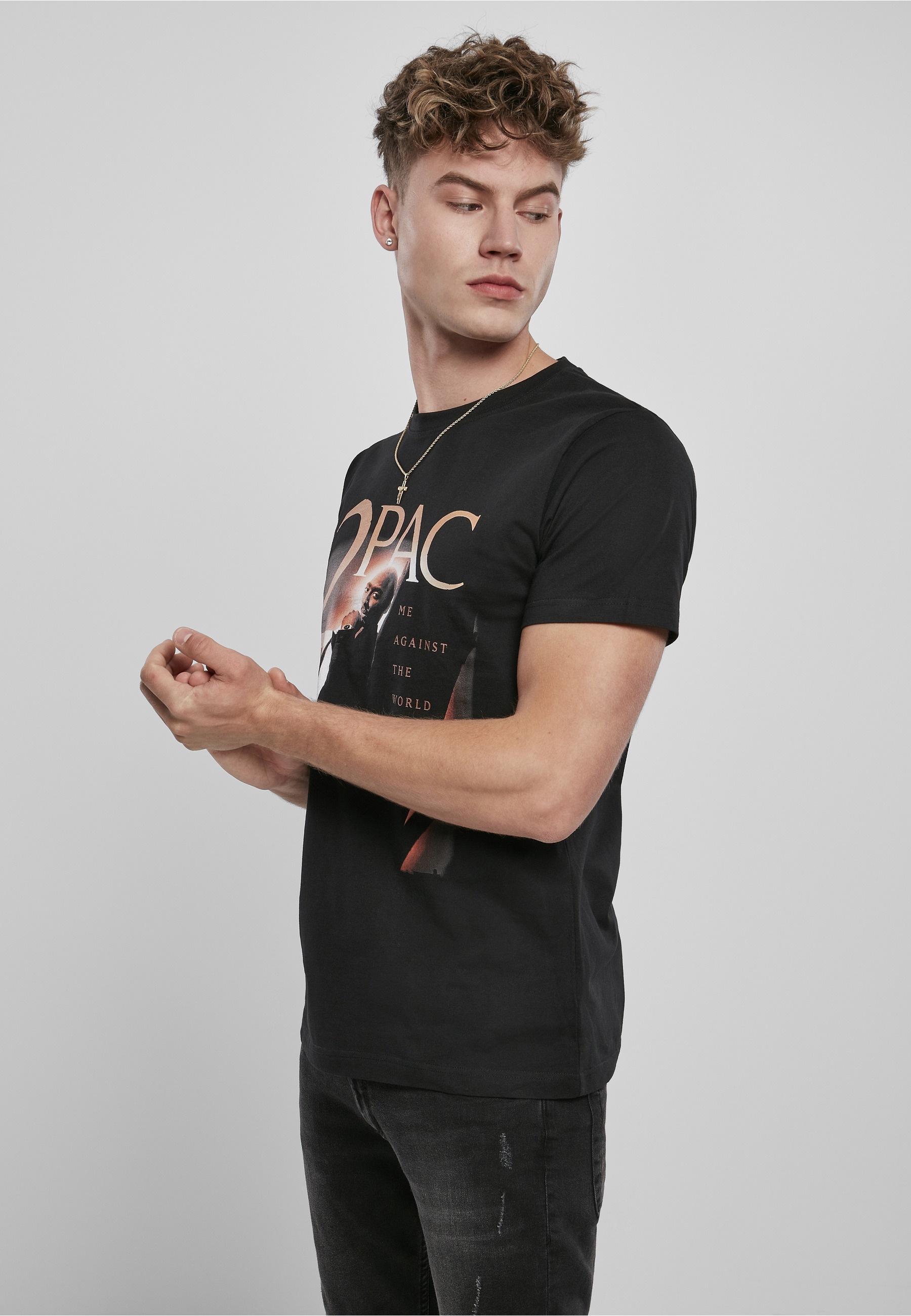 Merchcode T-Shirt »Merchcode Herren Tupac Me Against The World Cover Tee« 1 Stk.