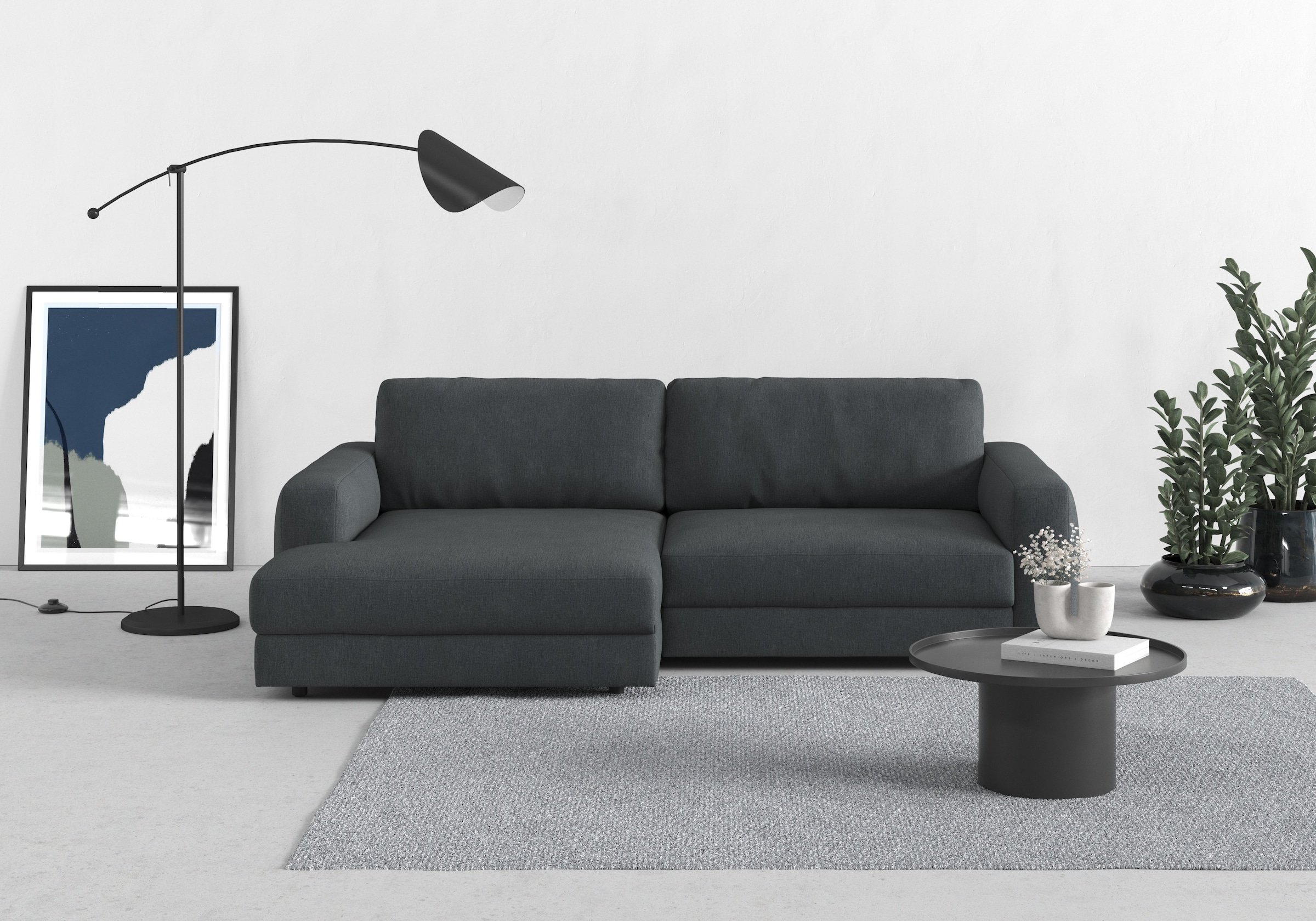 TRENDMANUFAKTUR Ecksofa "Bourbon, Mega Designsofa mit tollem Sitzkomfort, B günstig online kaufen