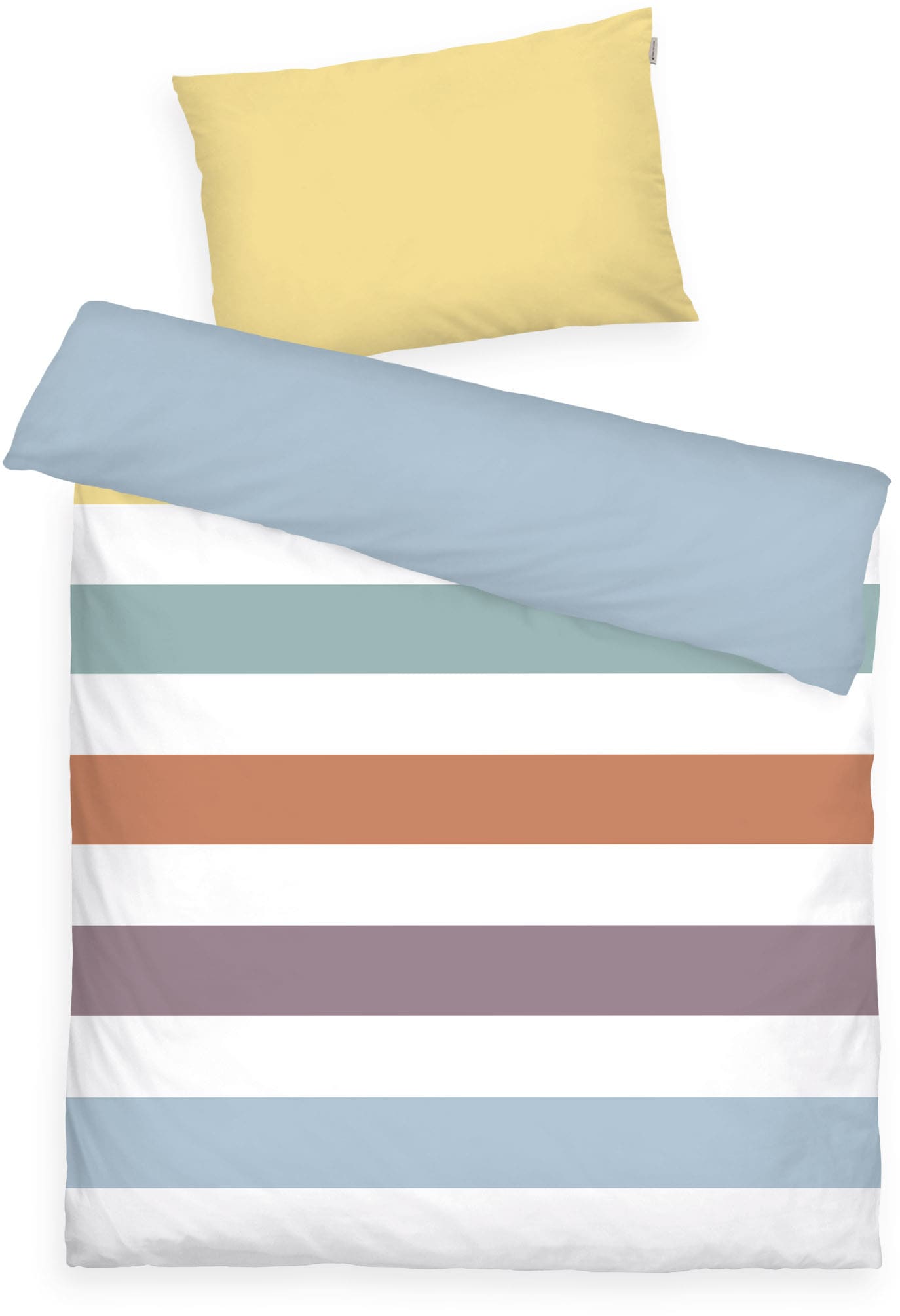 TOM TAILOR HOME Babybettwäsche »TWO-TONE SOLID COLORS in Gr. 100x135cm«, new bedroom, gewebtes Label