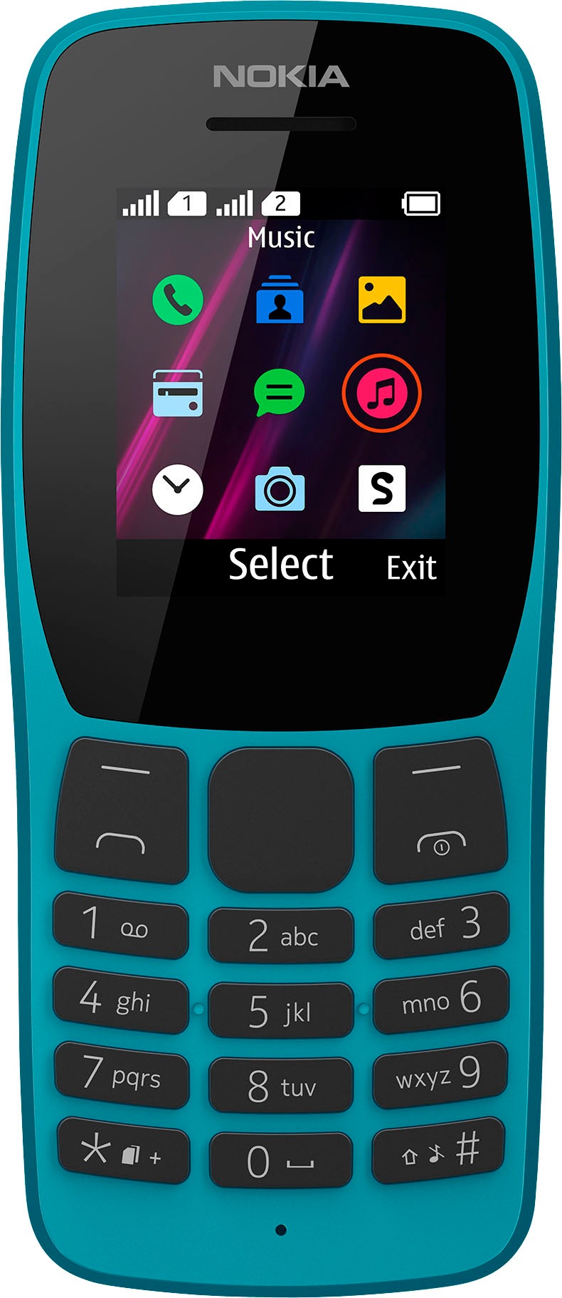 Nokia Handy | Speicherplatz cm/1,77 4,49 schwarz, »110«, GB Zoll, BAUR 0,004