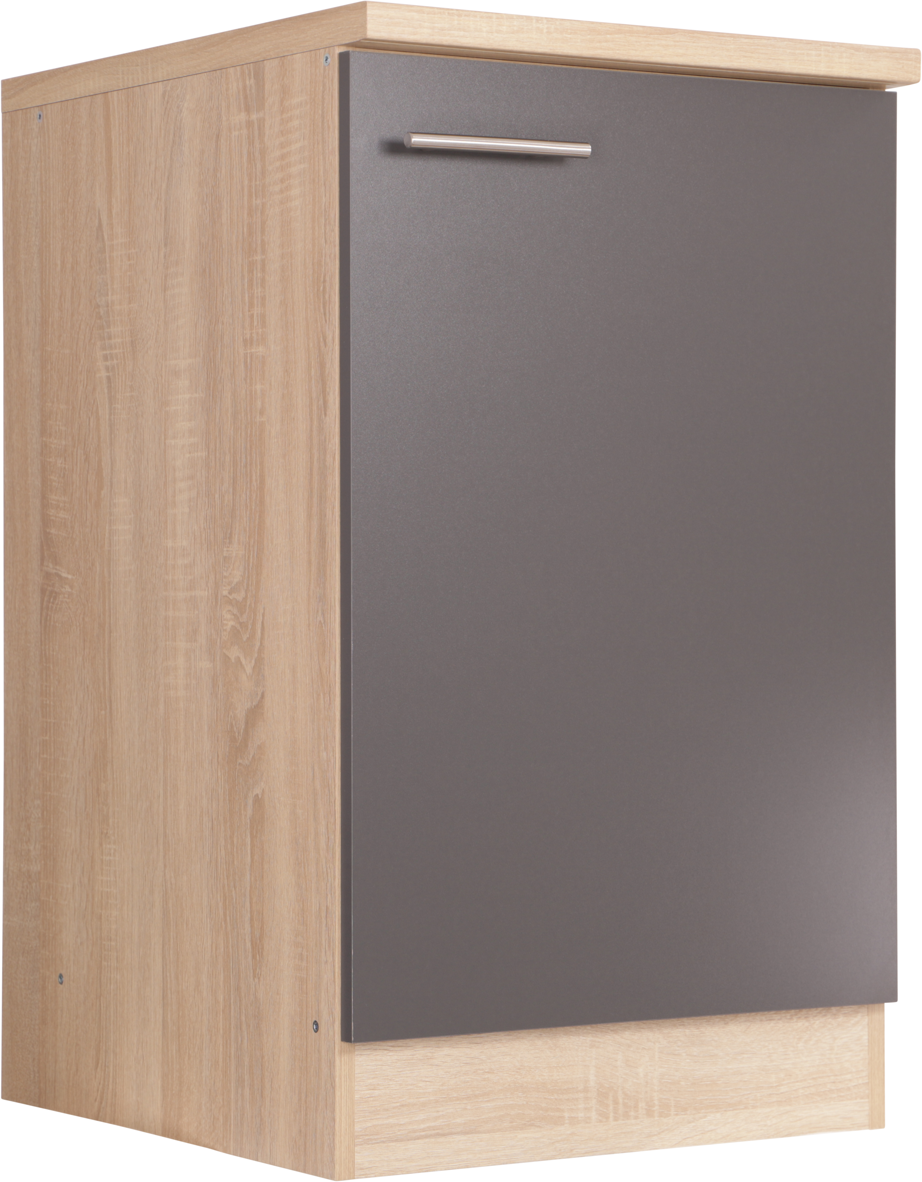 RESPEKTA "Merle" Breite 50 cm, Soft-Close, Griffe aus Metall, 85 cm Arbeitshöhe