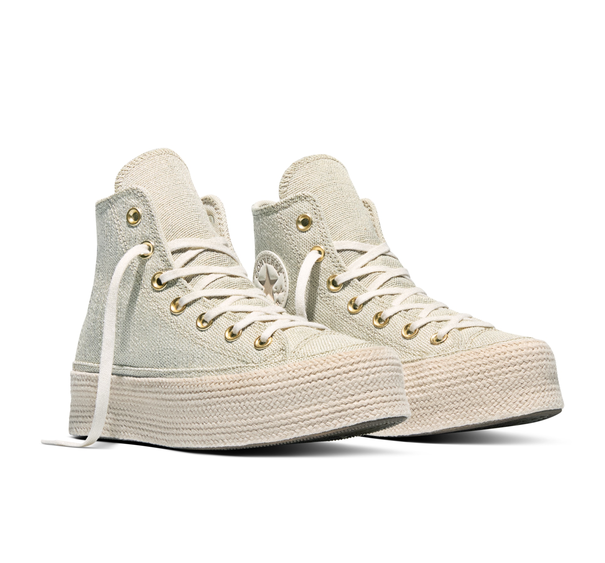 Converse Sneaker "CHUCK TAYLOR ALL STAR LIFT ESPADRILLE" für sportlichen Look im Alltag, sportlicher Stil, mit Schnürung