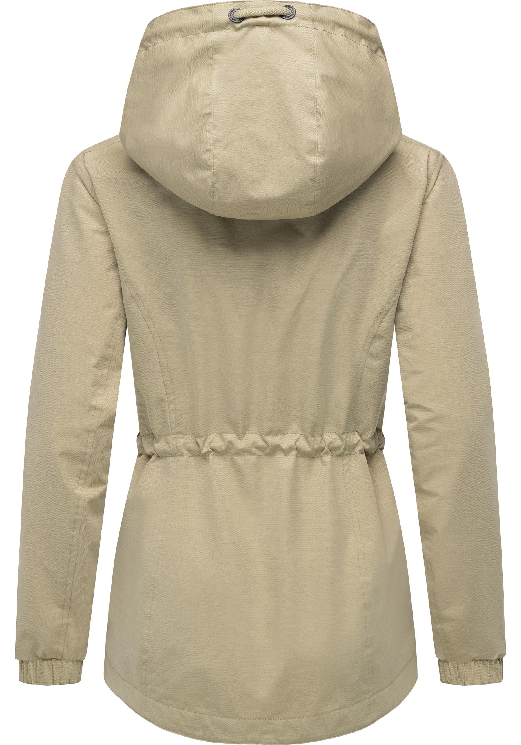 Ragwear Outdoorjacke »Dankka Tech« mit Kapuze Stylische Damen Übergangsjacke aus wasserdichtem Material