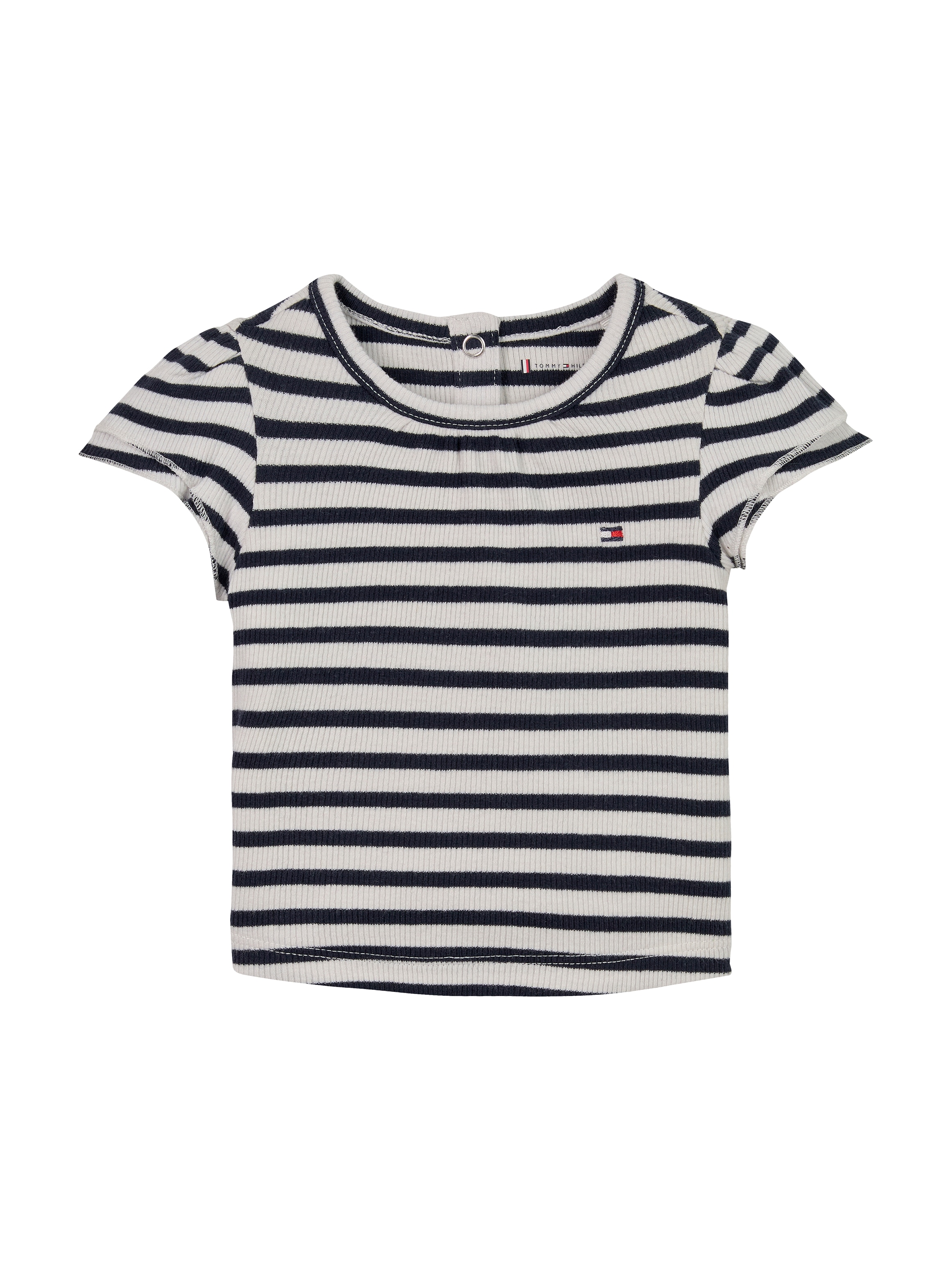 TOMMY HILFIGER Marškinėliai »STRIPED RIB TEE SS« su S...