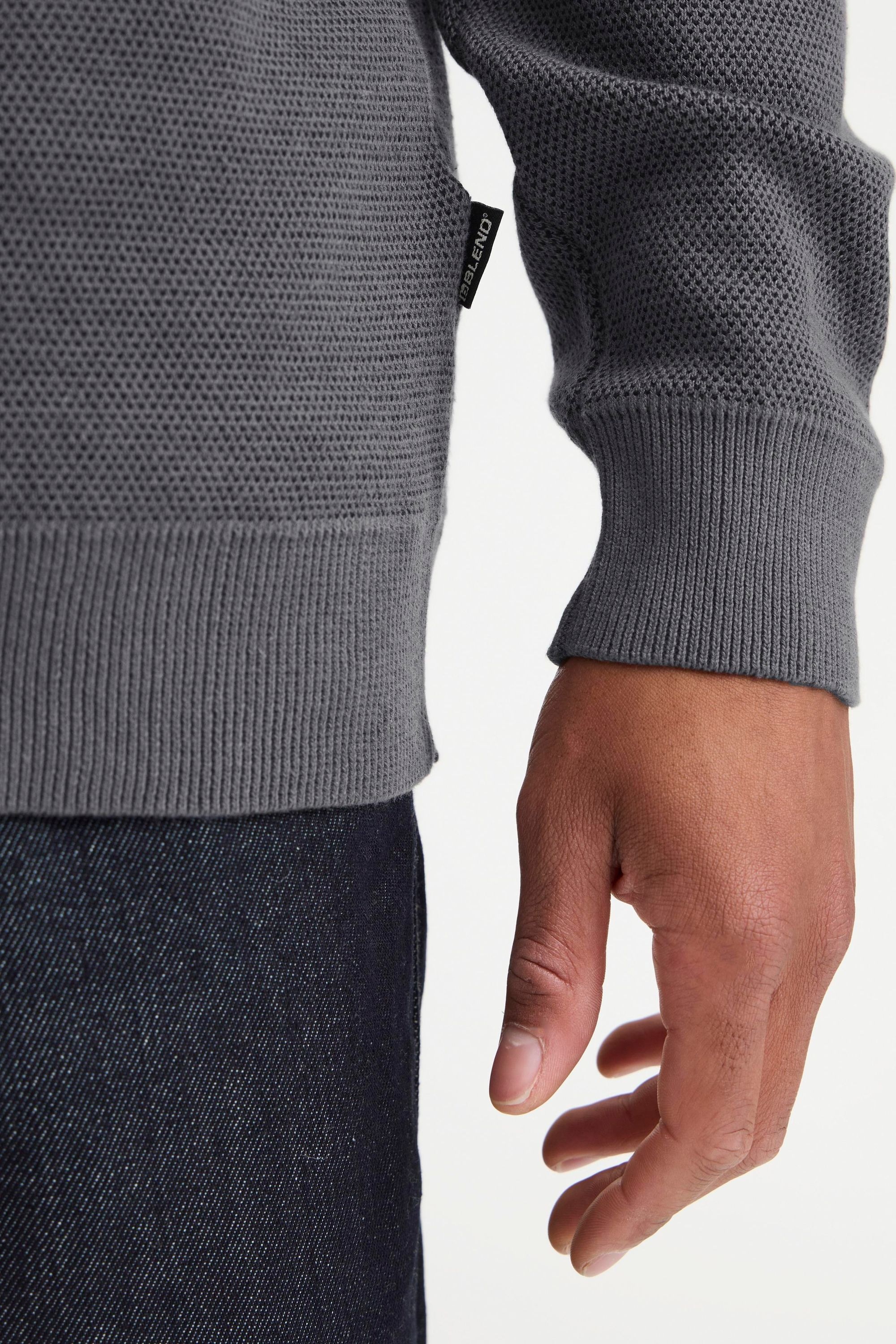 Blend Troyer »BHBAAL HALF ZIPP KNIT« Stilvoller Troyer mit Reißverschluss