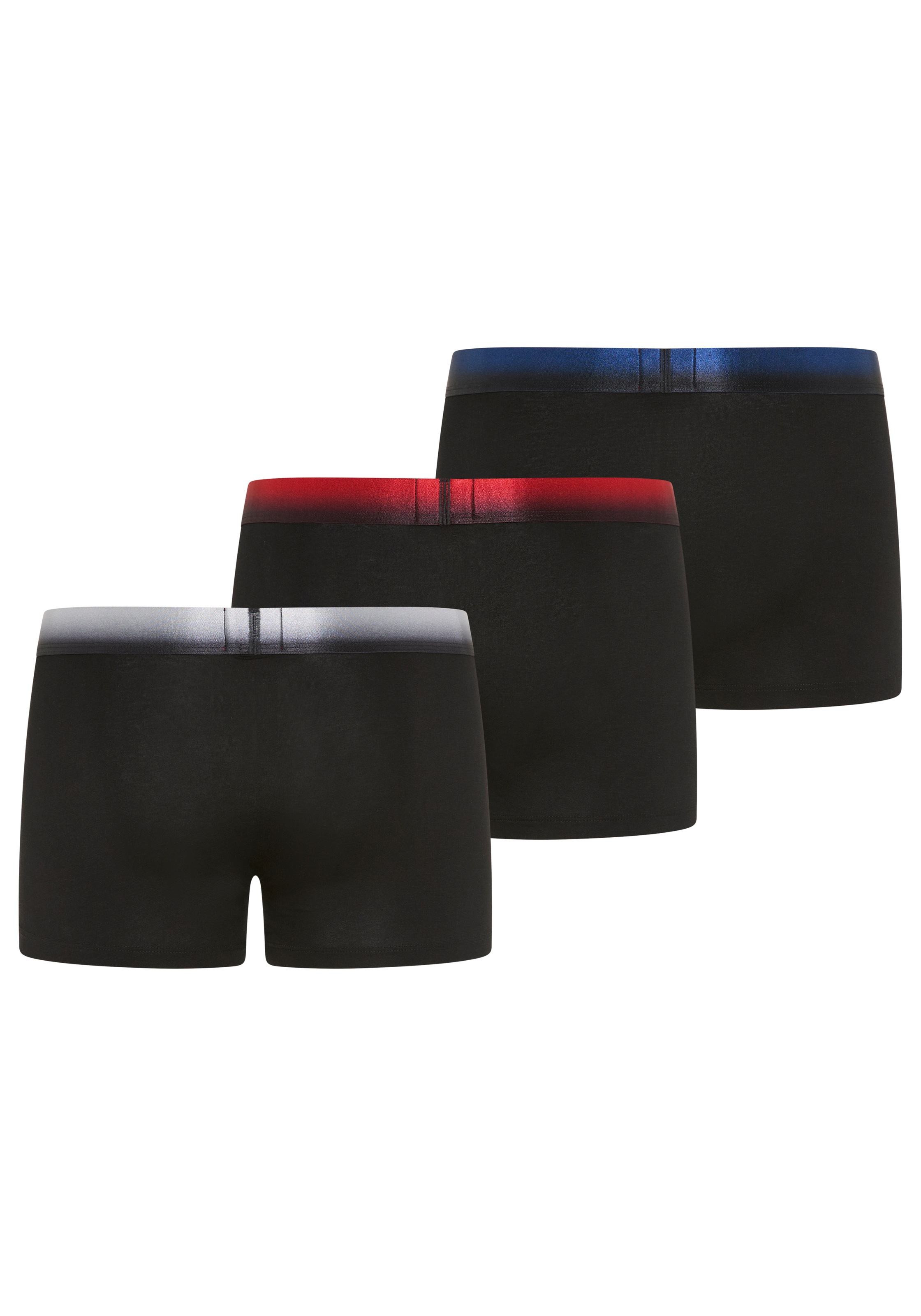 HUGO Underwear Trunk 3 Stk. elastischer Bund mit Sprühfärbemuster und Logo