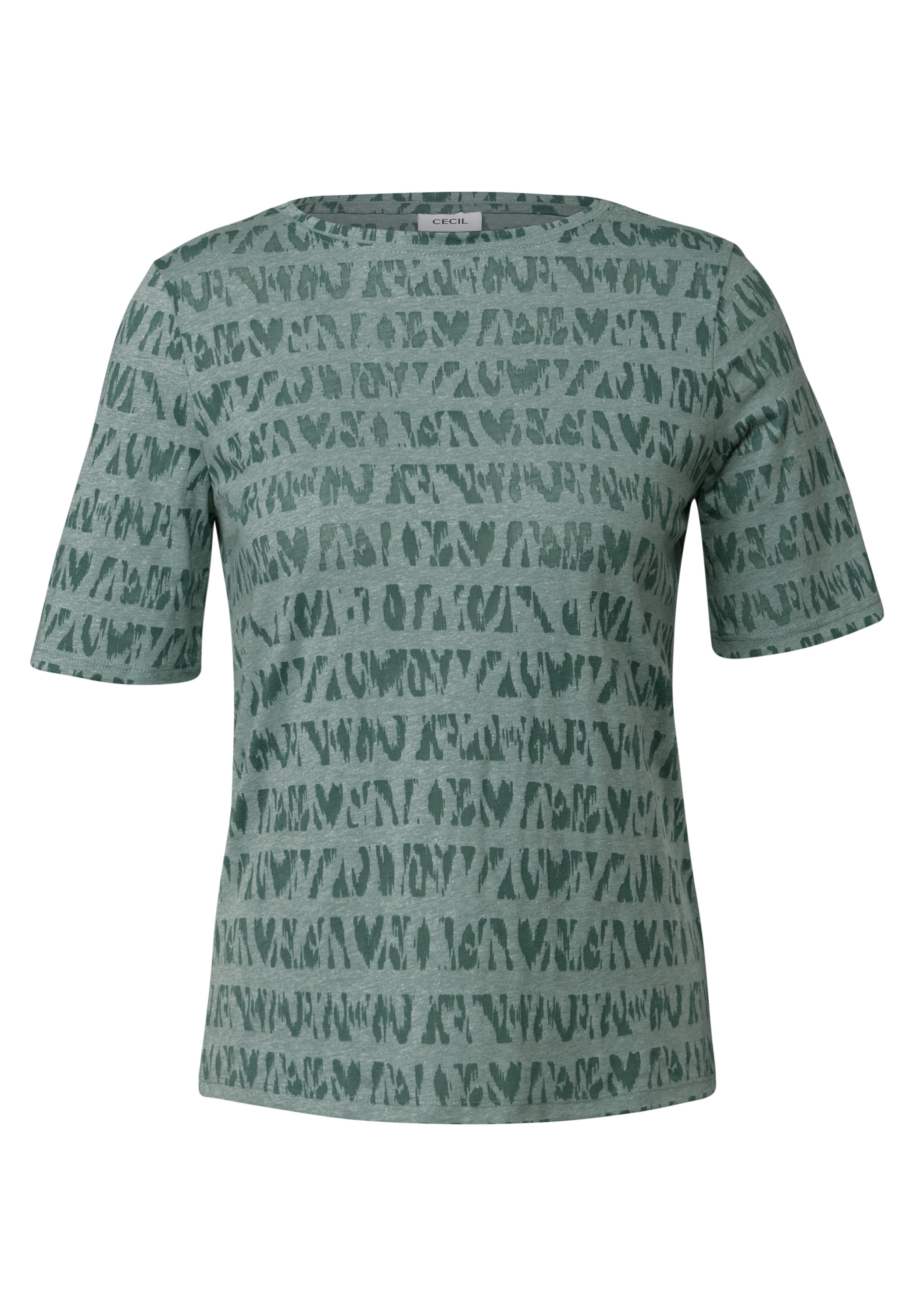Cecil Print-Shirt, aus elastischem Materialmix