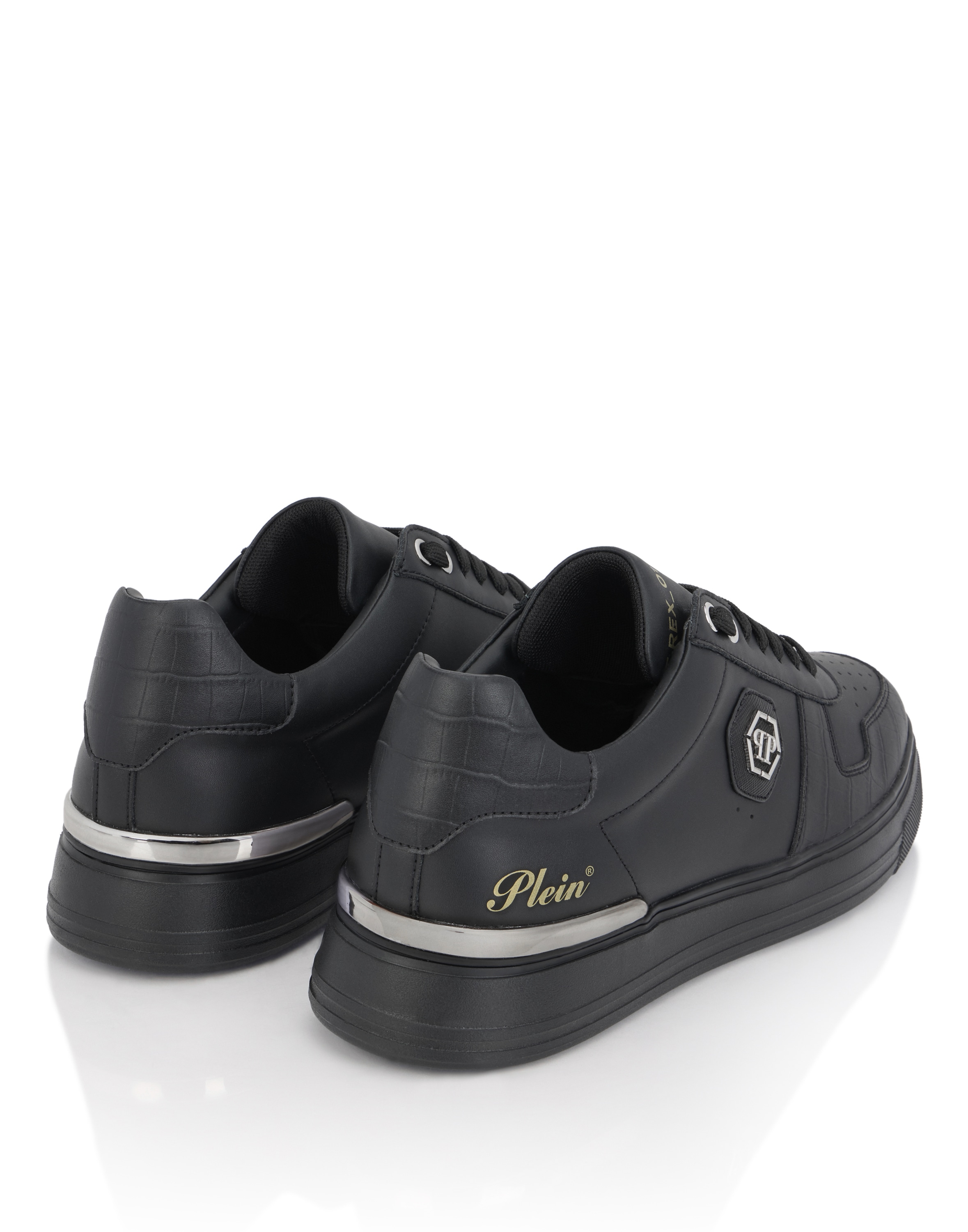 Philipp Plein Cocco Crocco Geprägt Sneaker Black Size 40 6