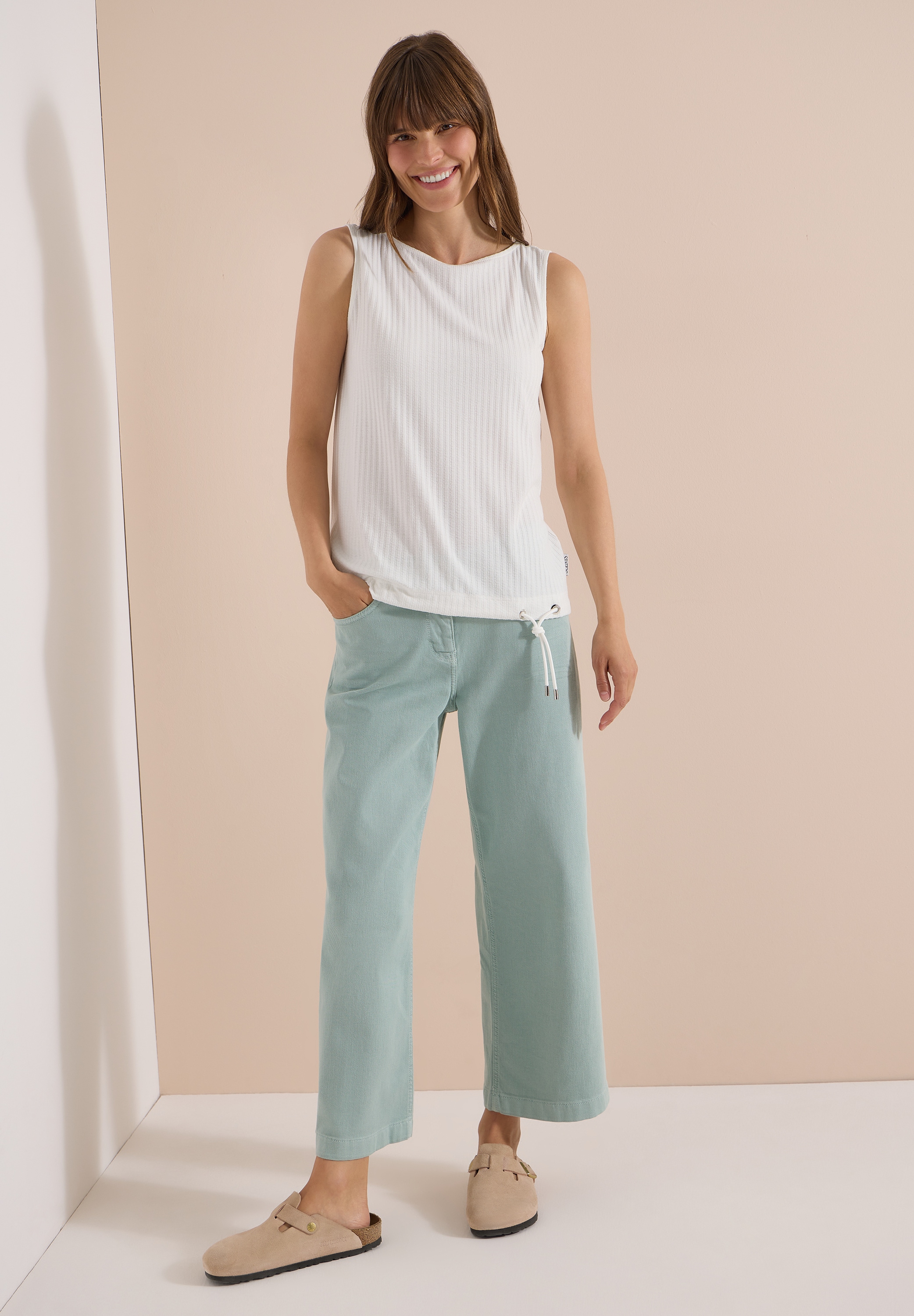 Cecil Ripptanktop mit Rippstrick-Struktur