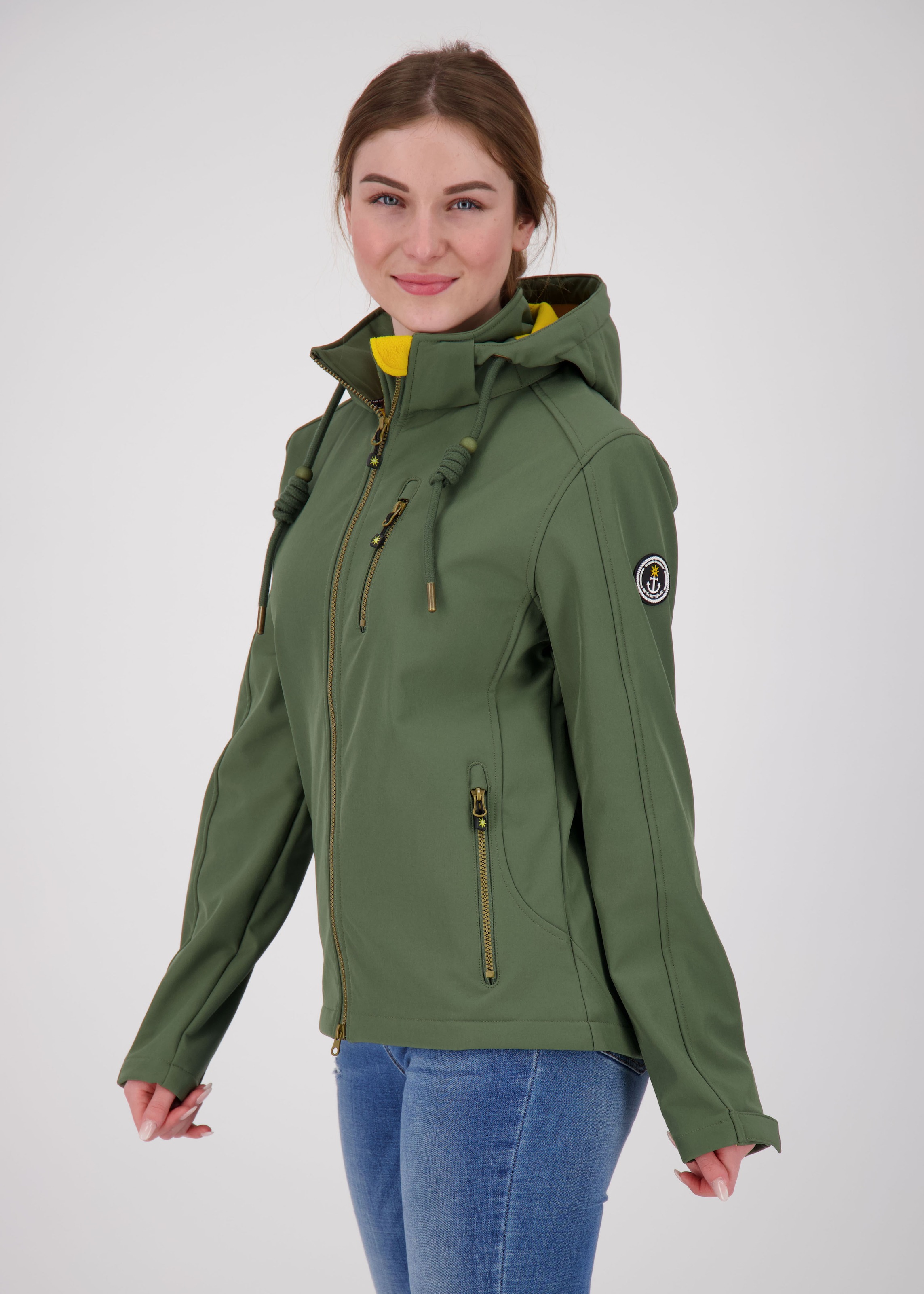 DEPROC Active Softshelljacke "ankerglutfreude WMN", mit abnehmbarer Kapuze günstig online kaufen