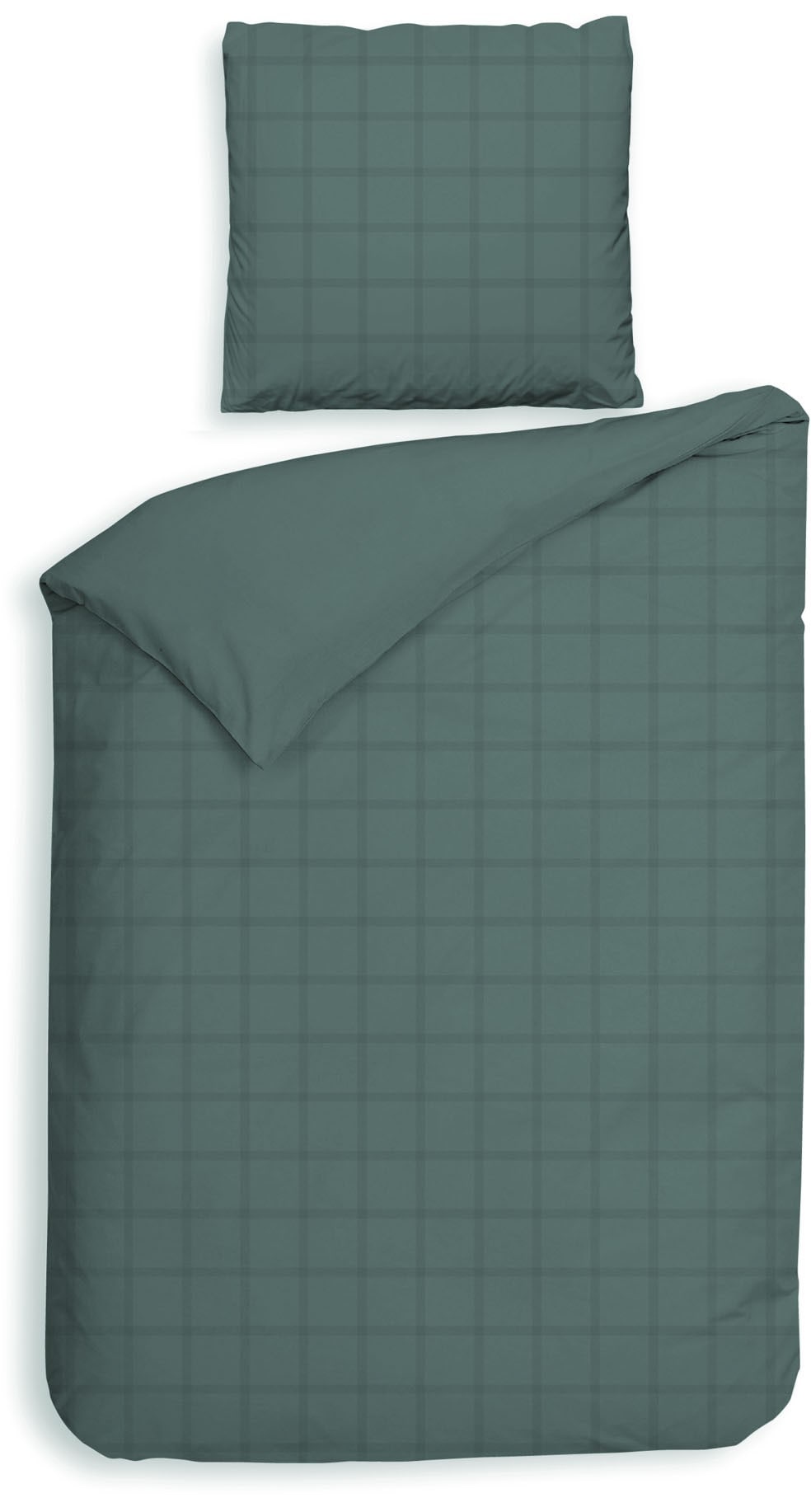 Heckett & Lane Wendebettwäsche "Diamante" 2 Stk. tlg. kariert, hochwertiges günstig online kaufen