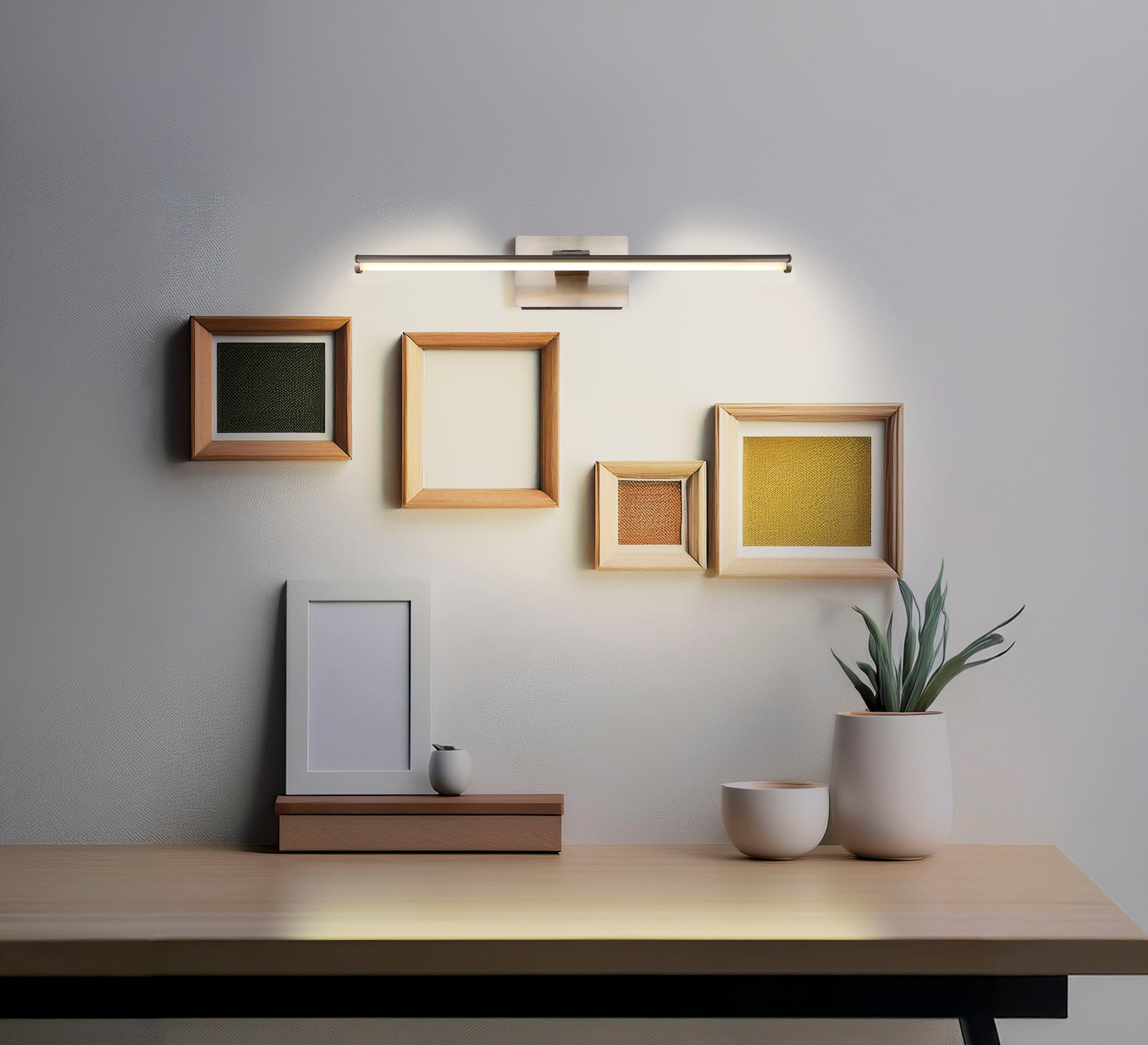 GLOBO LIGHTING Wandleuchte »JAIME I« LED-Modul 1 Stk. Warmweiß Wandlampe Wand Wohnzimmer Flur Wandbeleuchtung