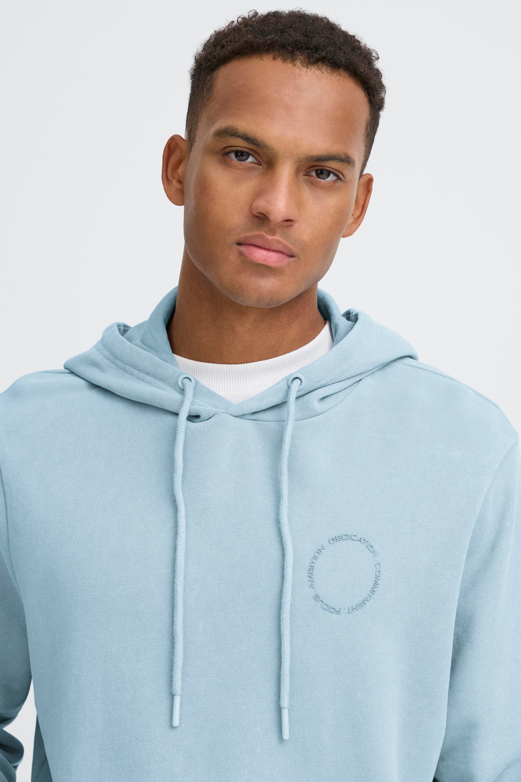 BLEND BHFactor Herren Kapuzenpullover Faded Denim Gr. L 2
