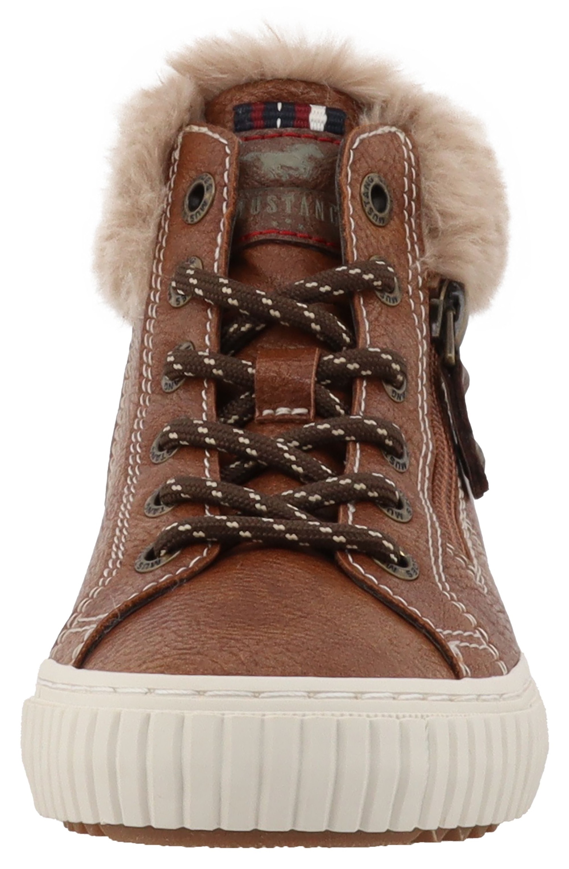 Mustang Shoes Ezio High Top Sneaker Brown 36 3