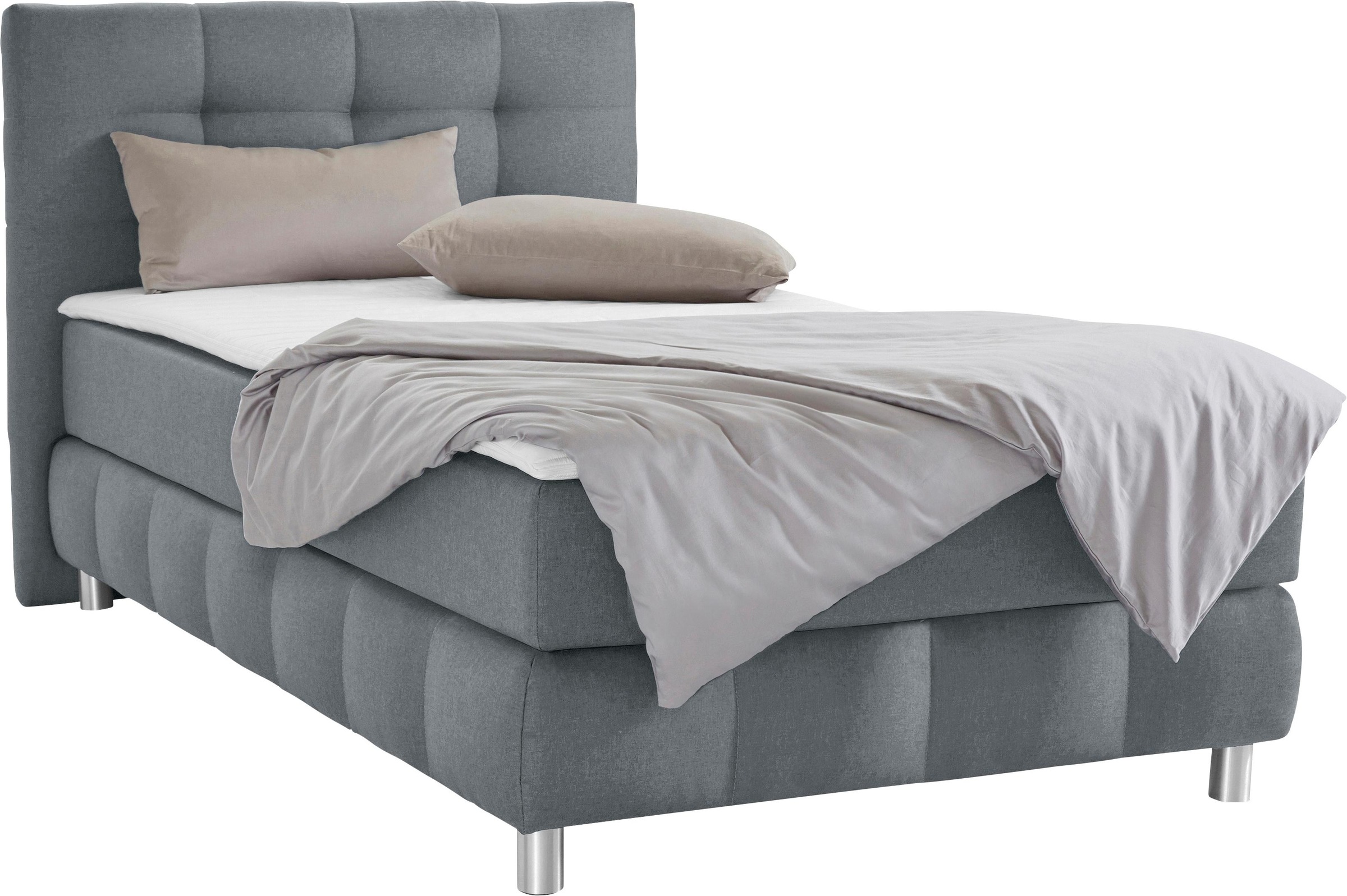 Home affaire Boxspringbett "Salo" incl. Topper, 6 Breiten, 2 Härtegrade, TF günstig online kaufen