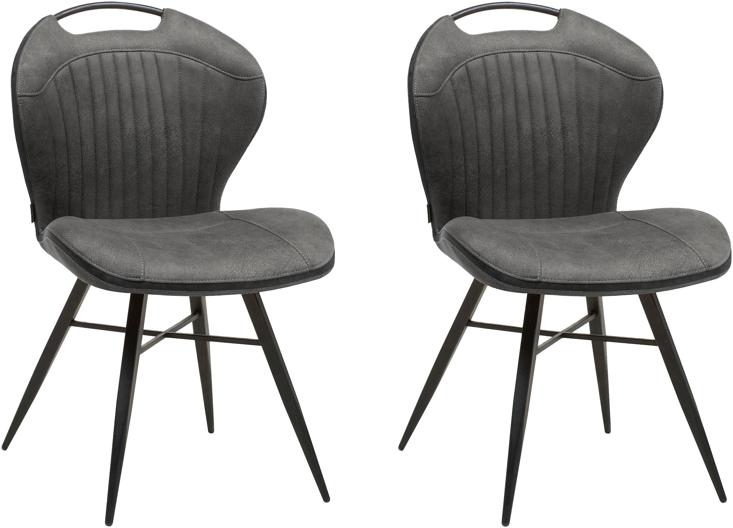 OMG Design Esszimmerstuhl "Mace" (Set) 2 Stk. Stoff Lederoptik, pflegeleich günstig online kaufen