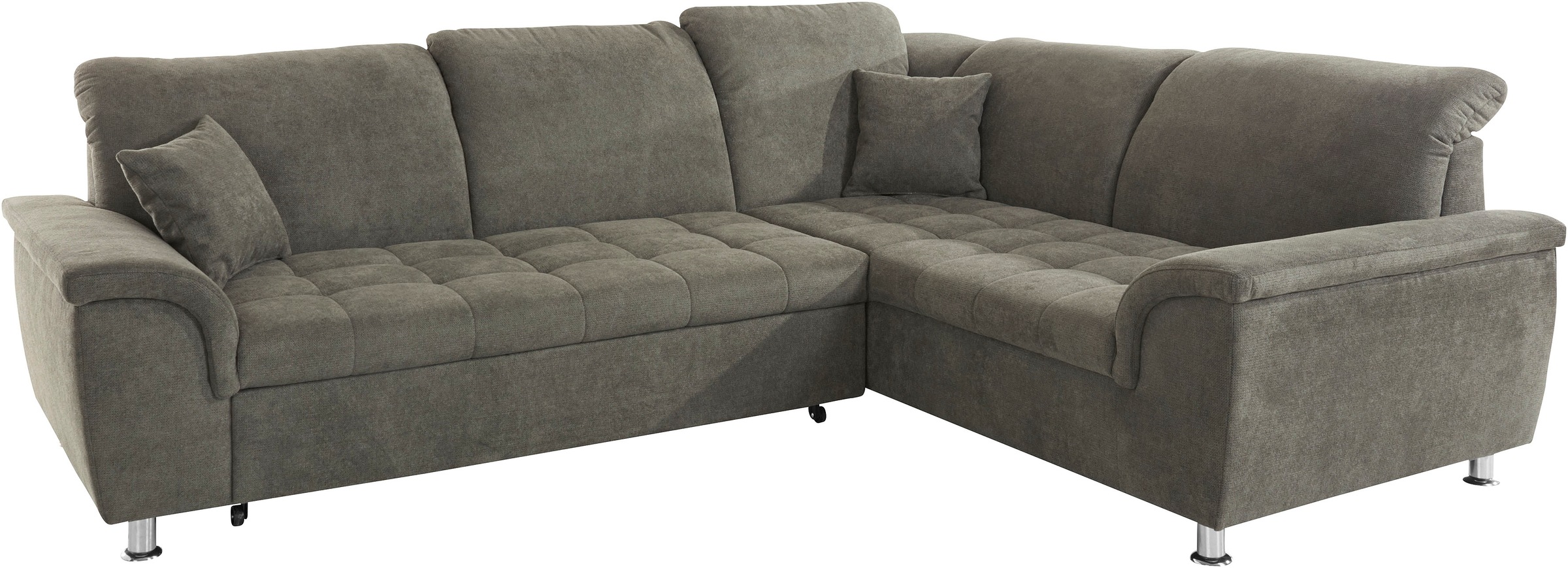 DOMO collection Ecksofa »Franzi L-Form«, wahlweise mit Kopfteilverstellung (dann Breite: 275 cm)
