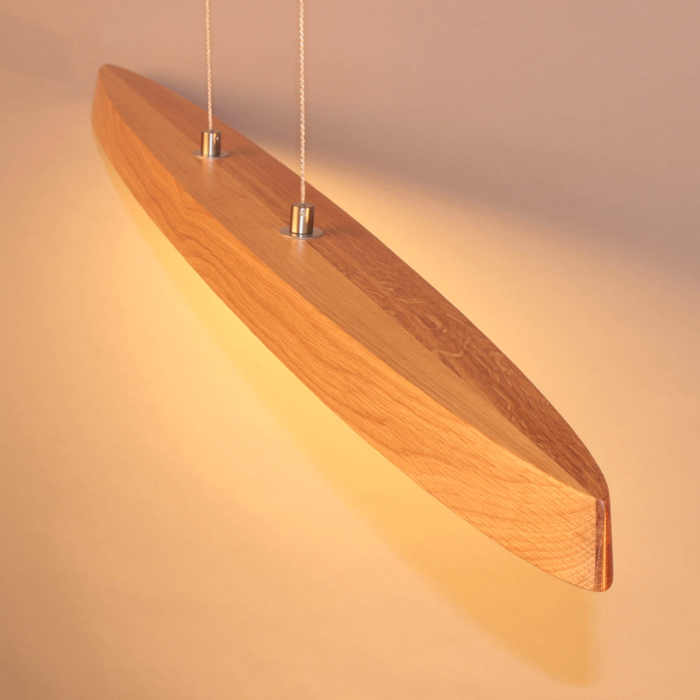 FISCHER & HONSEL Pendelleuchte »Shine-Wood«, 5 flammig, Leuchtmittel LED-Modul | LED fest integriert, made in Germany, langlebige LED